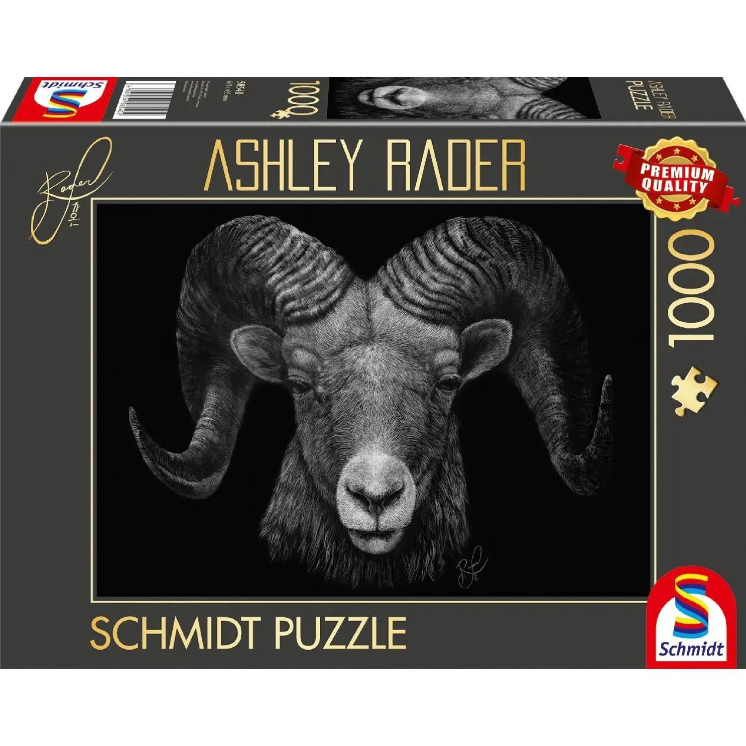 Schmidt Spiele Puzzle Dominance, Widder, Im Zeichen des Feuers, 1000 Puzzleteile