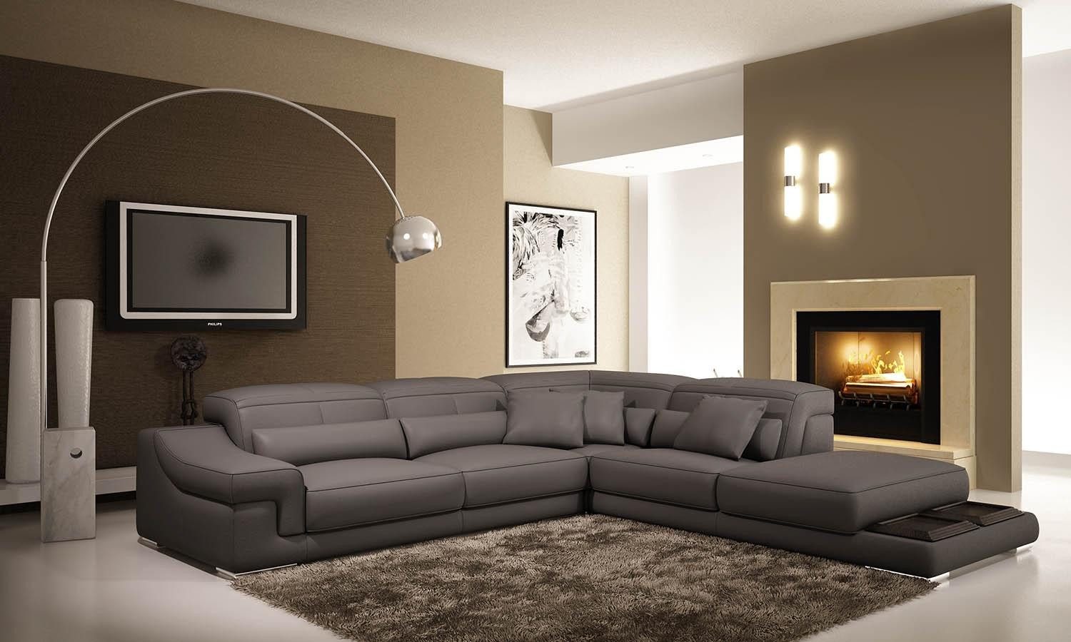 Xlmoebel Ecksofa Neu Leder Textil Ecksofa günstig online kaufen