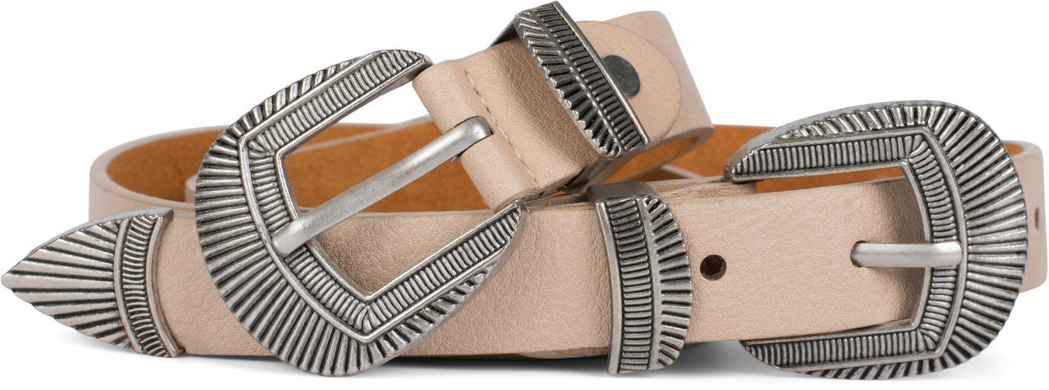 styleBREAKER Taillengürtel Western Gürtel mit Doppelter günstig online kaufen