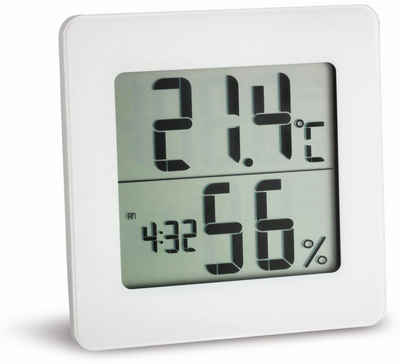 Tfa Badethermometer TFA Digitales Thermo-Hygrometer 30.5033.02, weiß