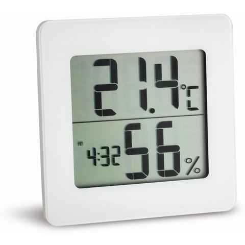 Tfa Badethermometer TFA Digitales Thermo-Hygrometer 30.5033.02, weiß