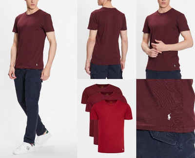 Ralph Lauren T-Shirt Polo Ralph Lauren 3 er Pack Cotton T-Shirt Soft Shirt Slim Fit Tee Po