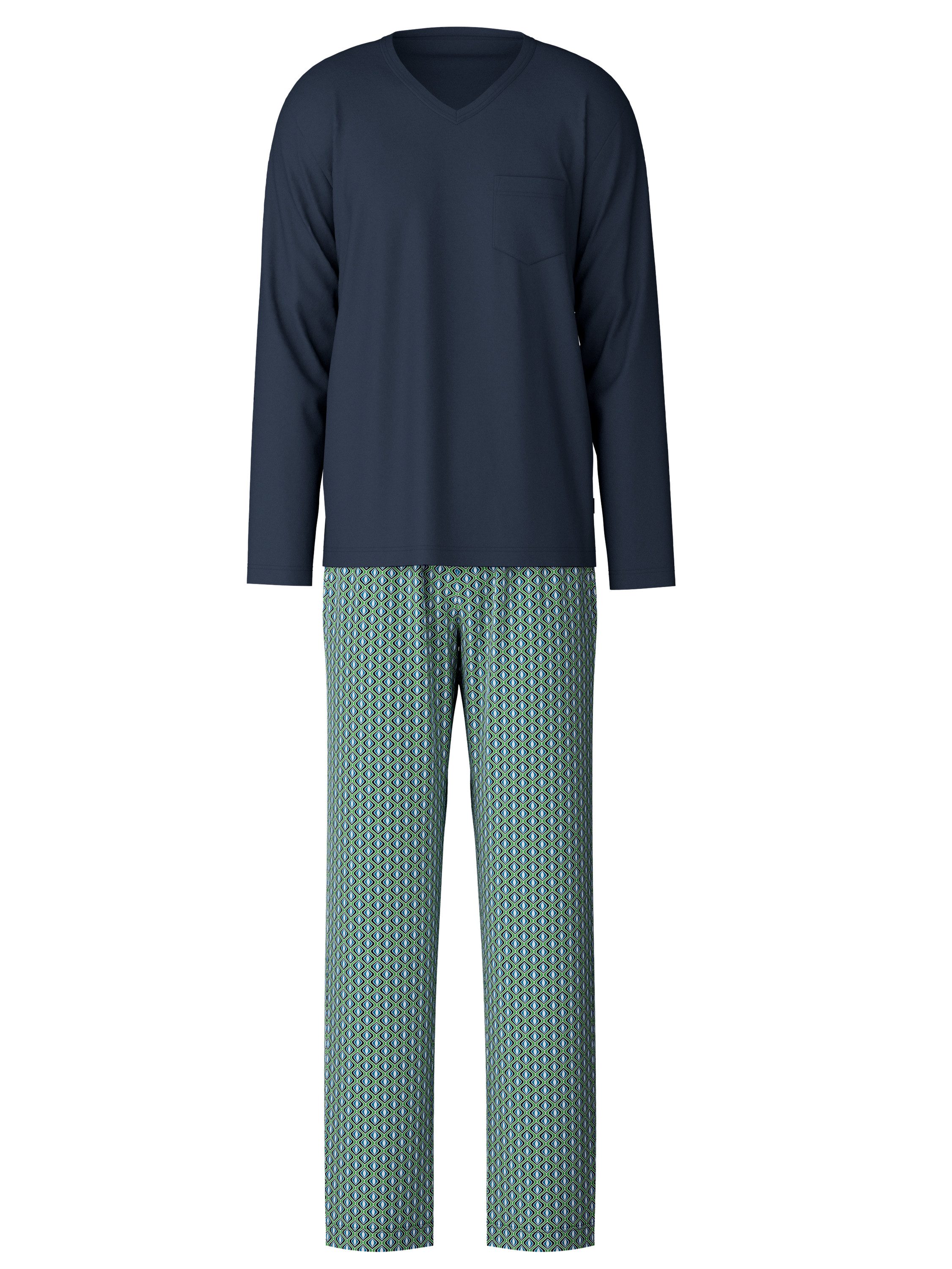 CALIDA Pyjama Relax Imprint Herren (2 tlg)