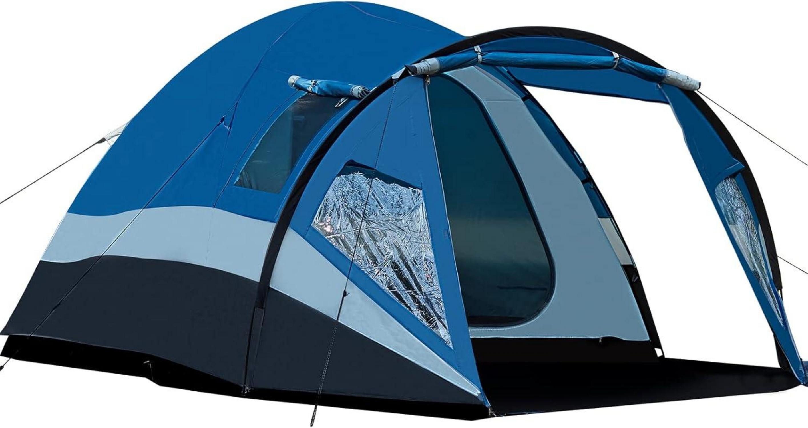 Kuppelzelt Portal Zelt Kuppelzelt XL 3-4 Personen mit Vorraum Wasserdicht