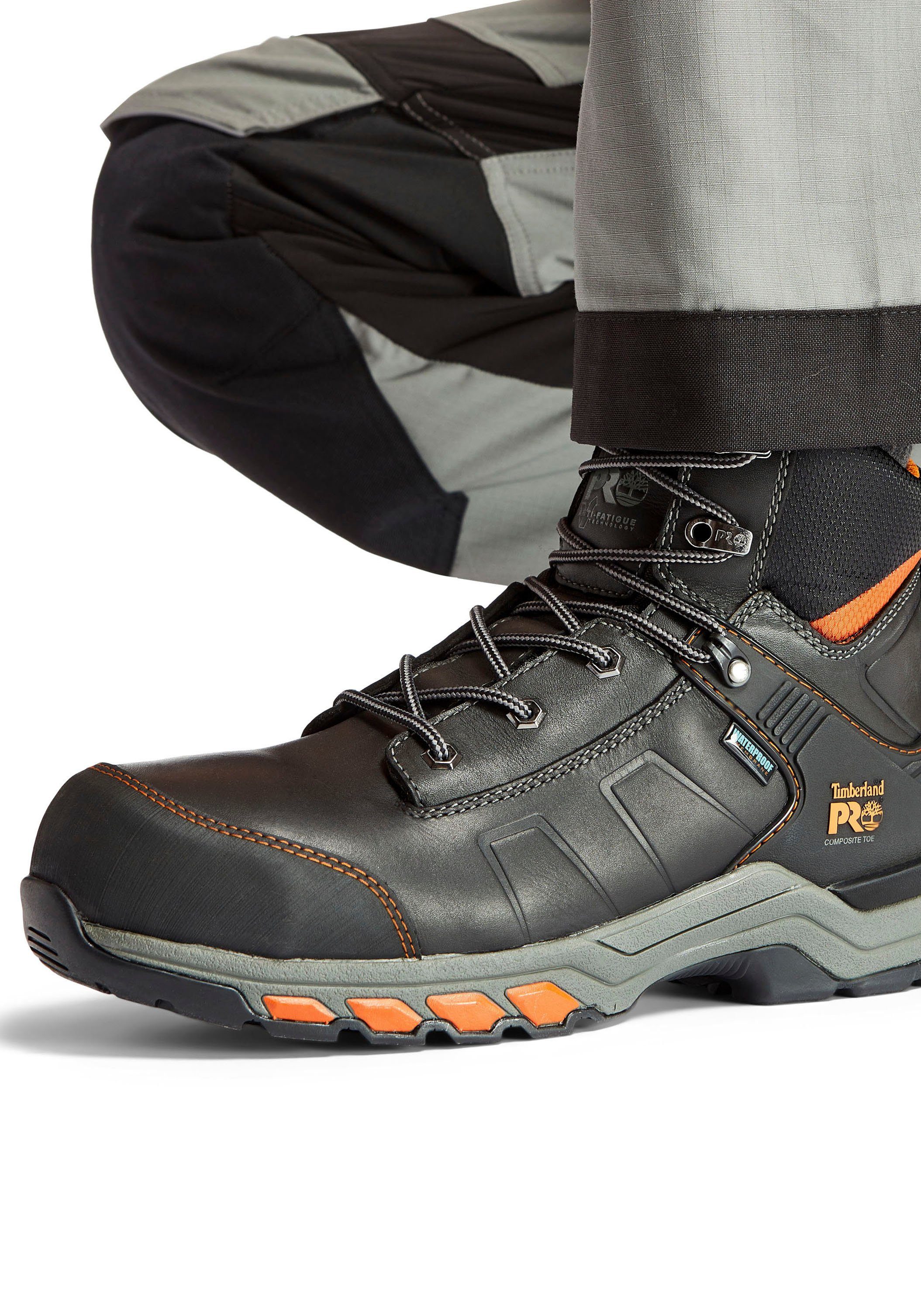 PU-Fußbett Sicherheitsstiefel In Arbeitsstiefel, 6 mit Pro Anti-Ermüdungs-Technologie S3, schwarz Hypercharge Timberland NT