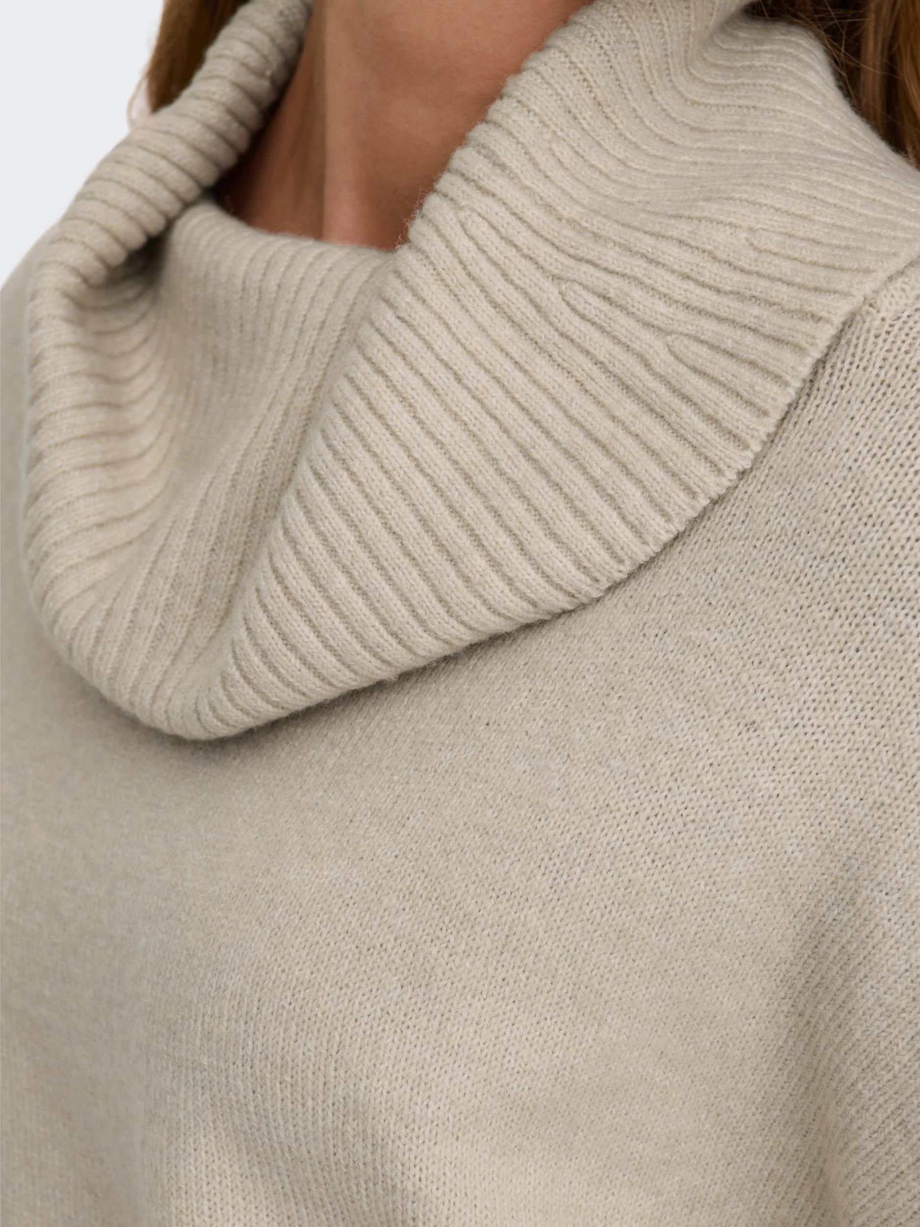 ONLY Strickpullover Pumice Stone/W. Melange