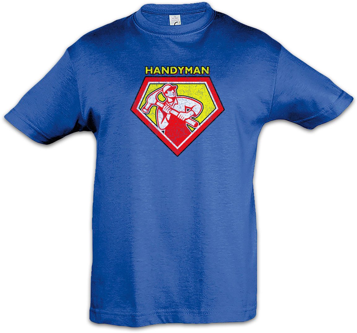 Print-Shirt Handyman Kinder T-Shirt Handwerk Handwerker Heimwerker Hausmeister