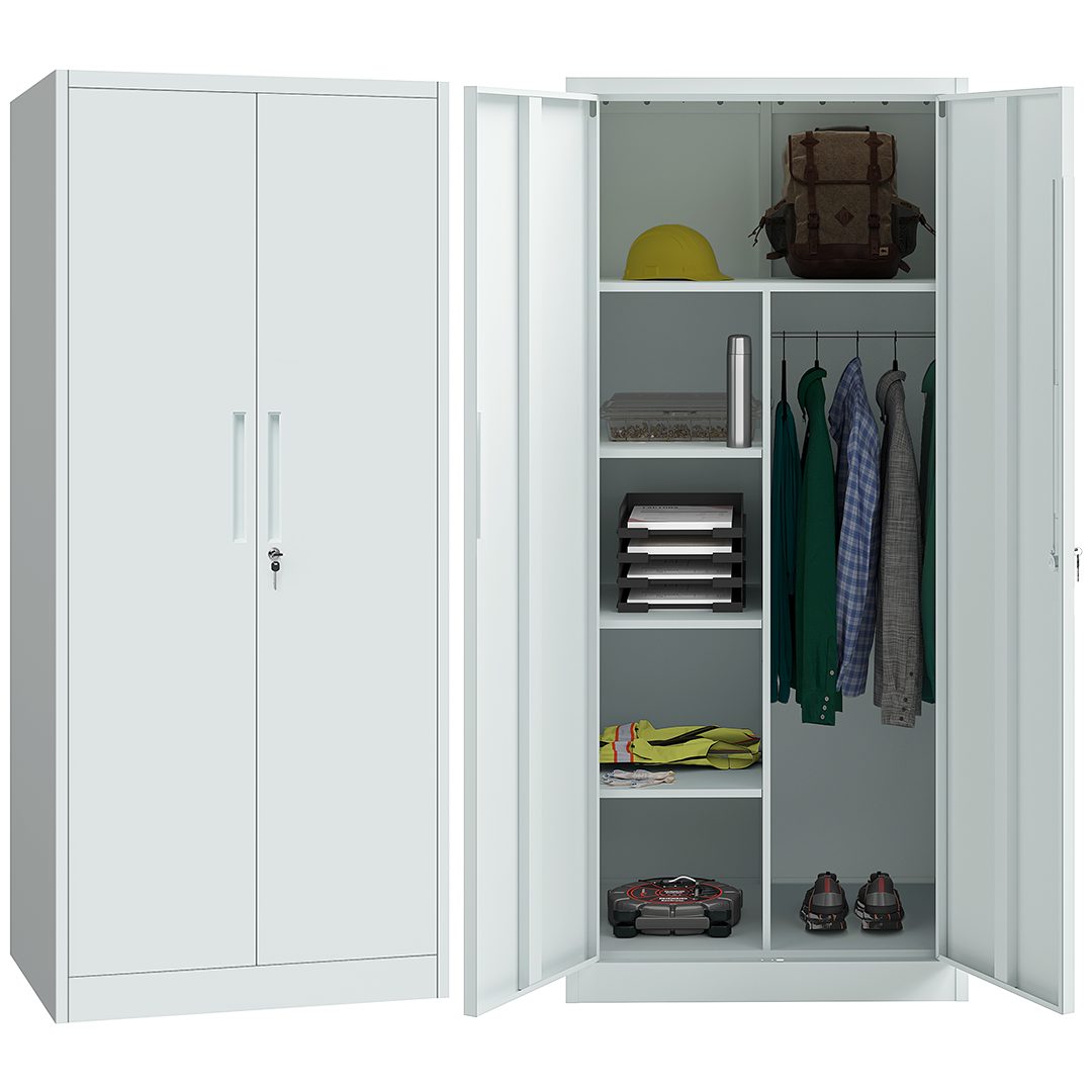 STEELSØN Aktenschrank Regulus (Garderobenschrank, Spind grau, günstig online kaufen