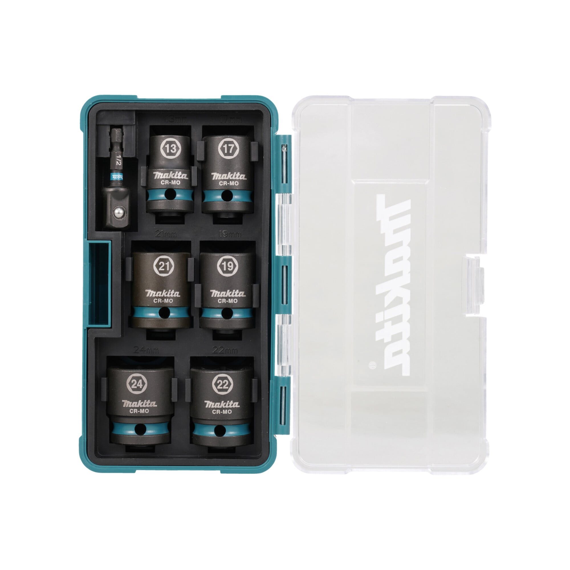 Makita Stecknuss Makita Schlagnuss-Set 7-tlg. 1/2 IMPACT BLACK