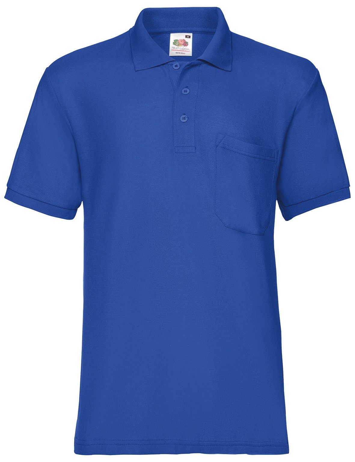 Fruit of the Loom Poloshirt Fruit of the Loom 65/35 Pocket Polo royal