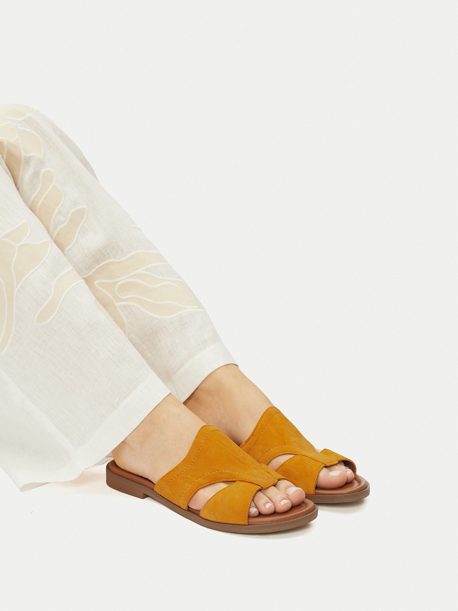 LASOCKI Lasocki Damen Flip-Flops Gelb WI23-FOXI-57 Badepantolette
