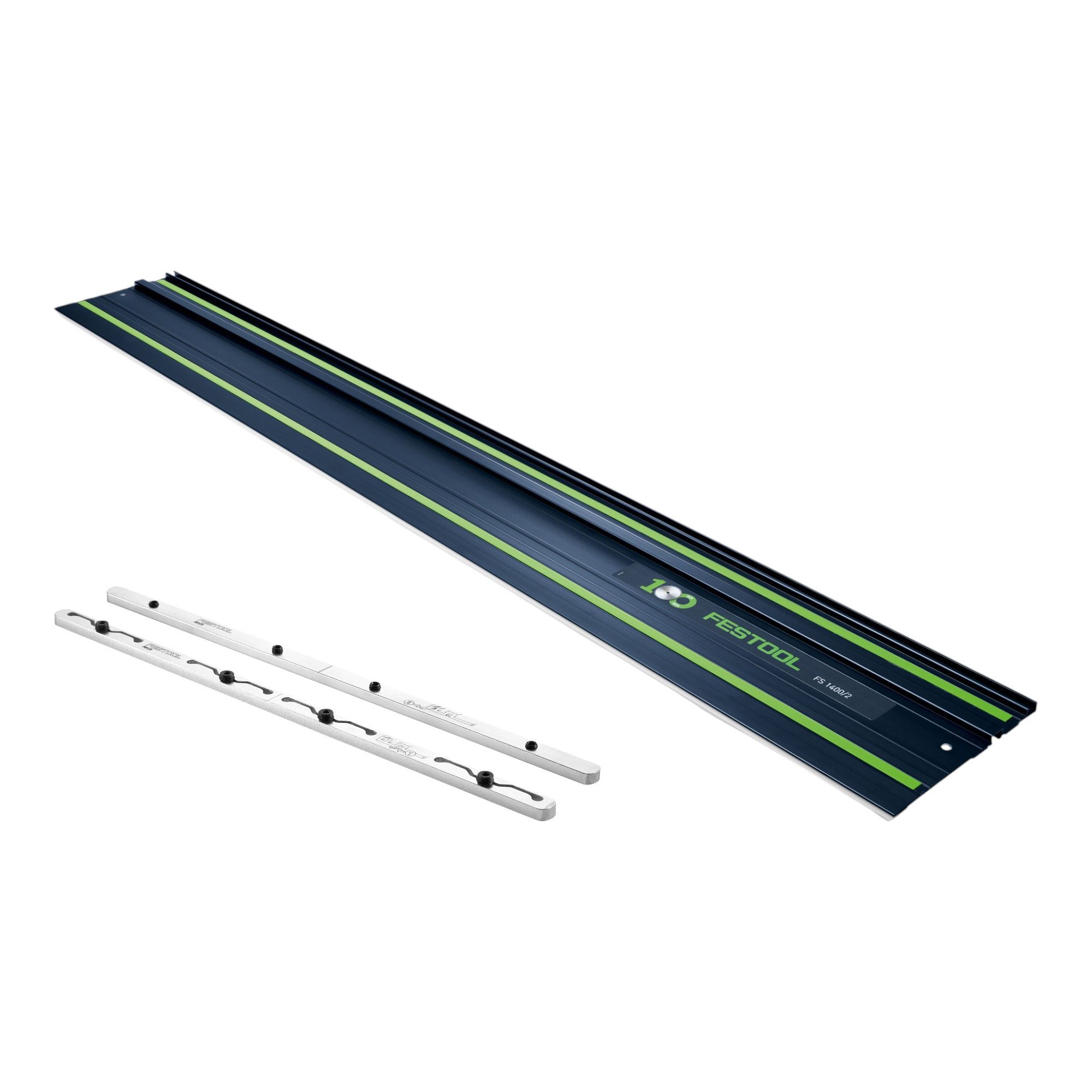 FESTOOL Maschinen-Führungsschienen FS 1400/2 BL 1400mm Blau (578246) 100 Jahre + FSV/2 Verbindungsstück