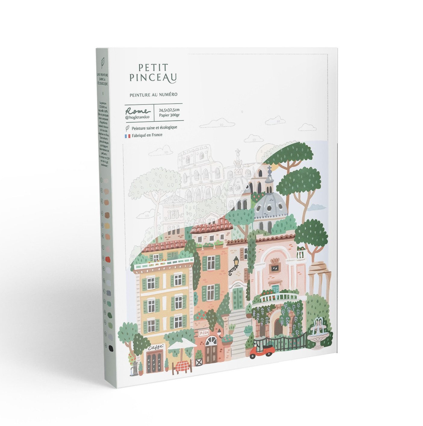 La Petite Epicerie Malen nach Zahlen Set Kinder & Erwachsene Kreatives Malen mit Pinsel und Farben