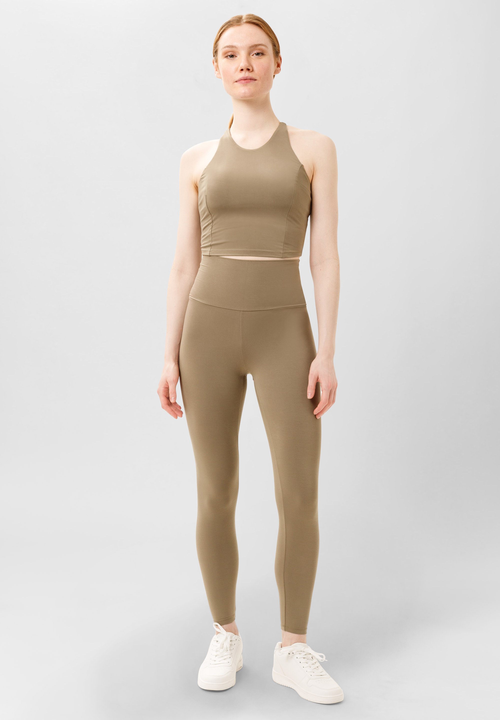 Les Lunes Leggings Luna 7/8 (Cleo) Bambusviskose, 7/8 Länge, elastischer hoher Bund, bequeme Passform