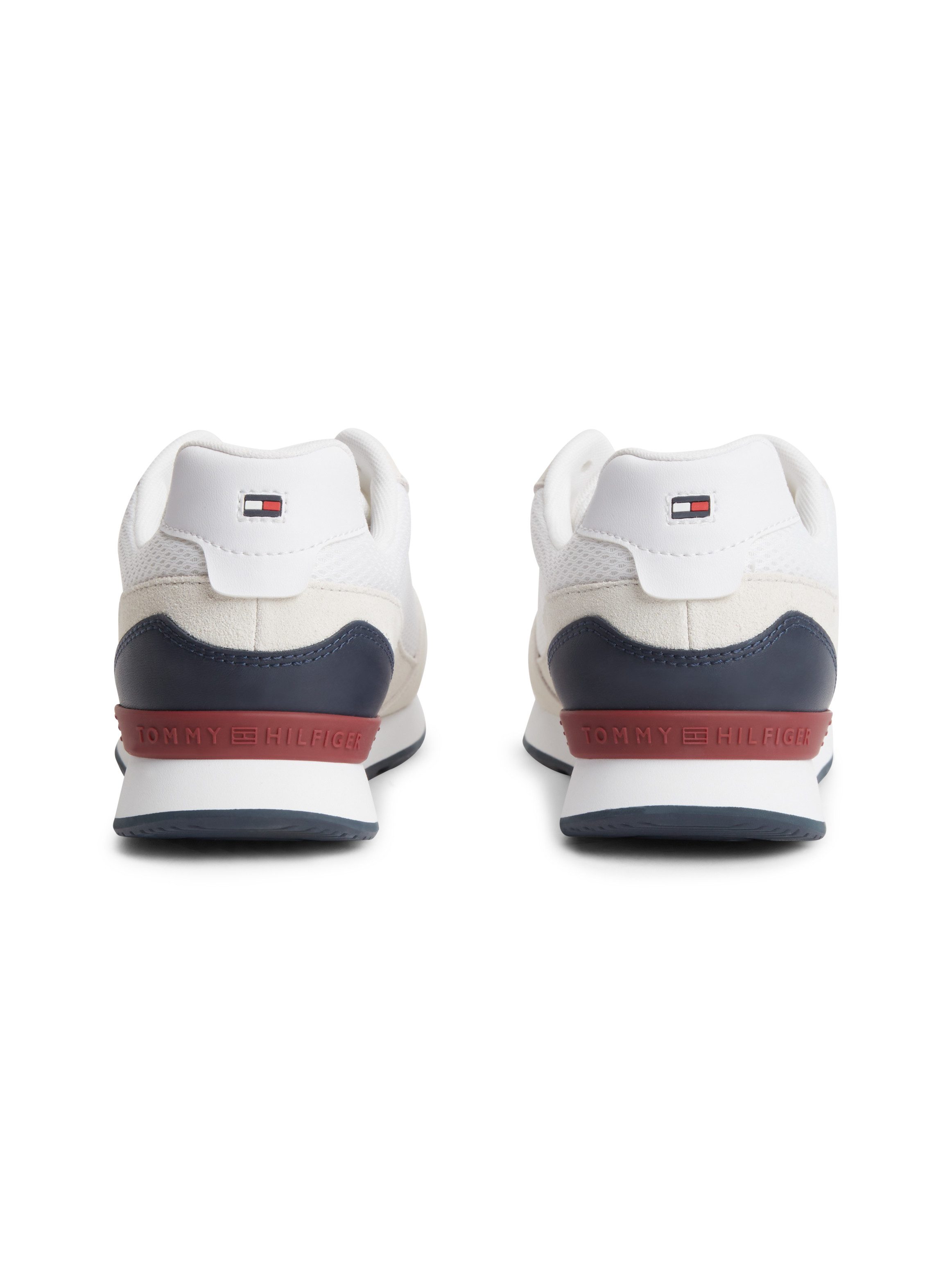 Tommy Hilfiger LIGHT EVA RUNNER SEASONAL MESH Sneaker Freizeitschuh, Halbschuh, Schnürschuh mit Kontrastbesätzen