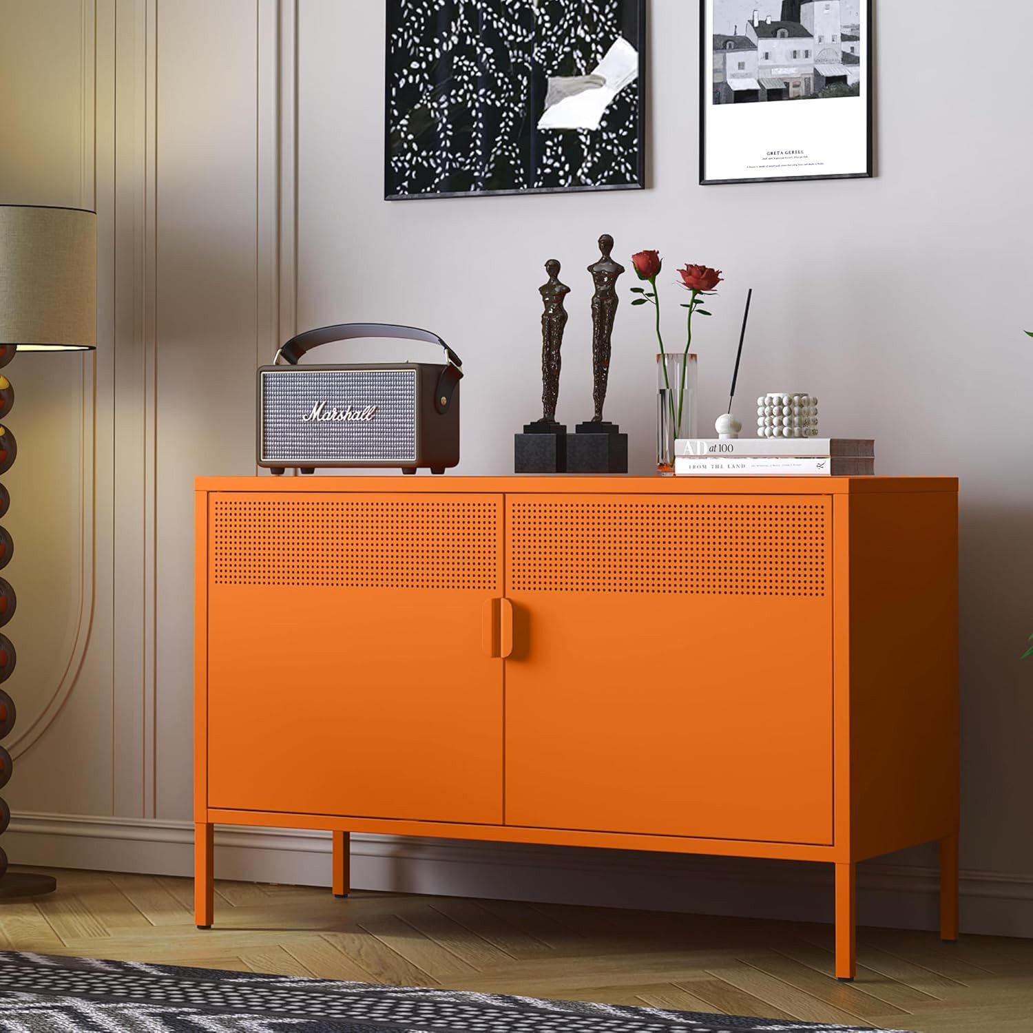 MetaCate lnov Aktenschrank Metall/Mehrzweckschrank mit Tür & Regale, Magnet günstig online kaufen