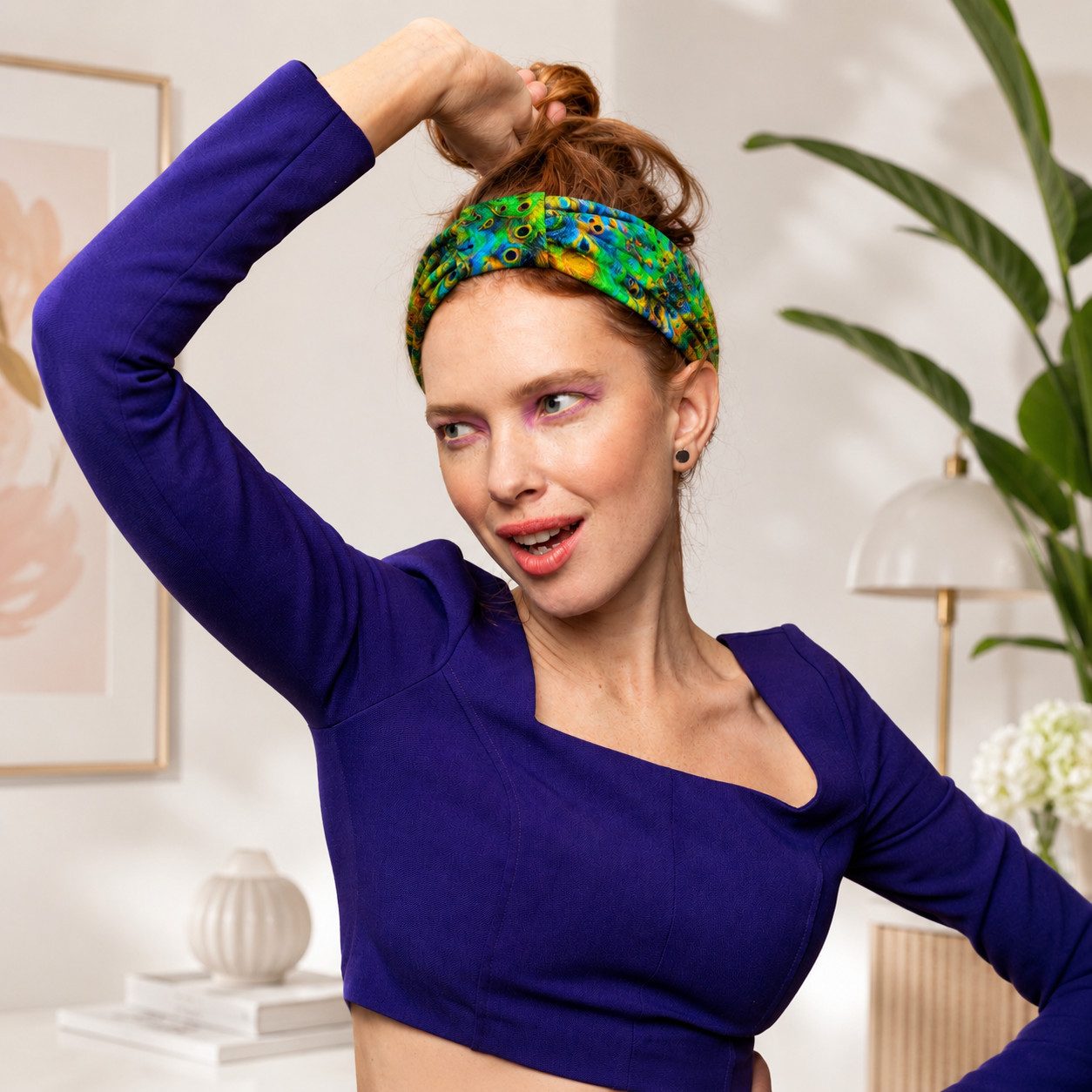 Britta Meier Haarband Britta-Style Viskose Extra-Breite Haarbänder mit Schlaufe