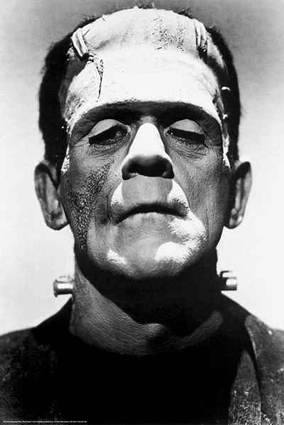 Close Up Poster Frankenstein Poster Boris Karloff 61 x 91,5 cm