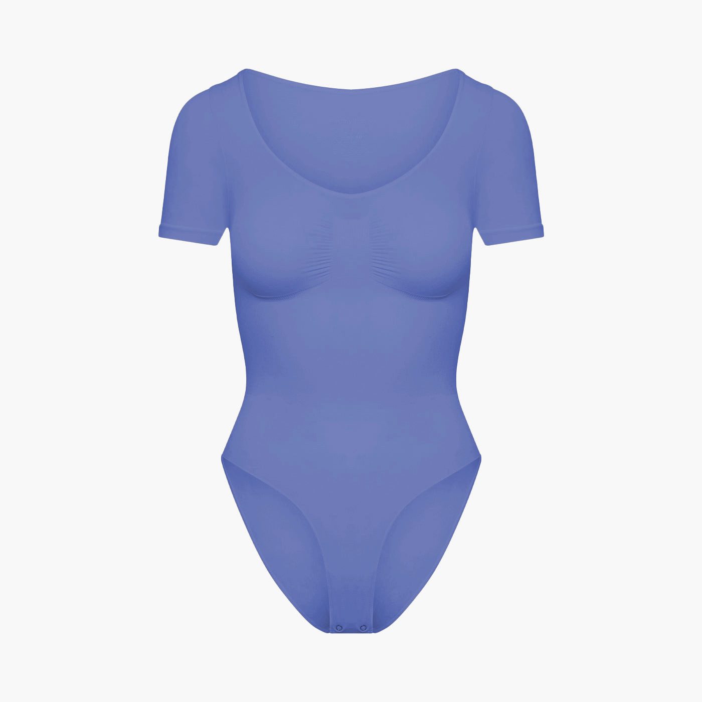cfab by creamy fabrics Miederbody T-Shirt Bodysuit Sculpting Shapewear mit Slip-Soft Violet-5XL (1-tlg) Figurformend