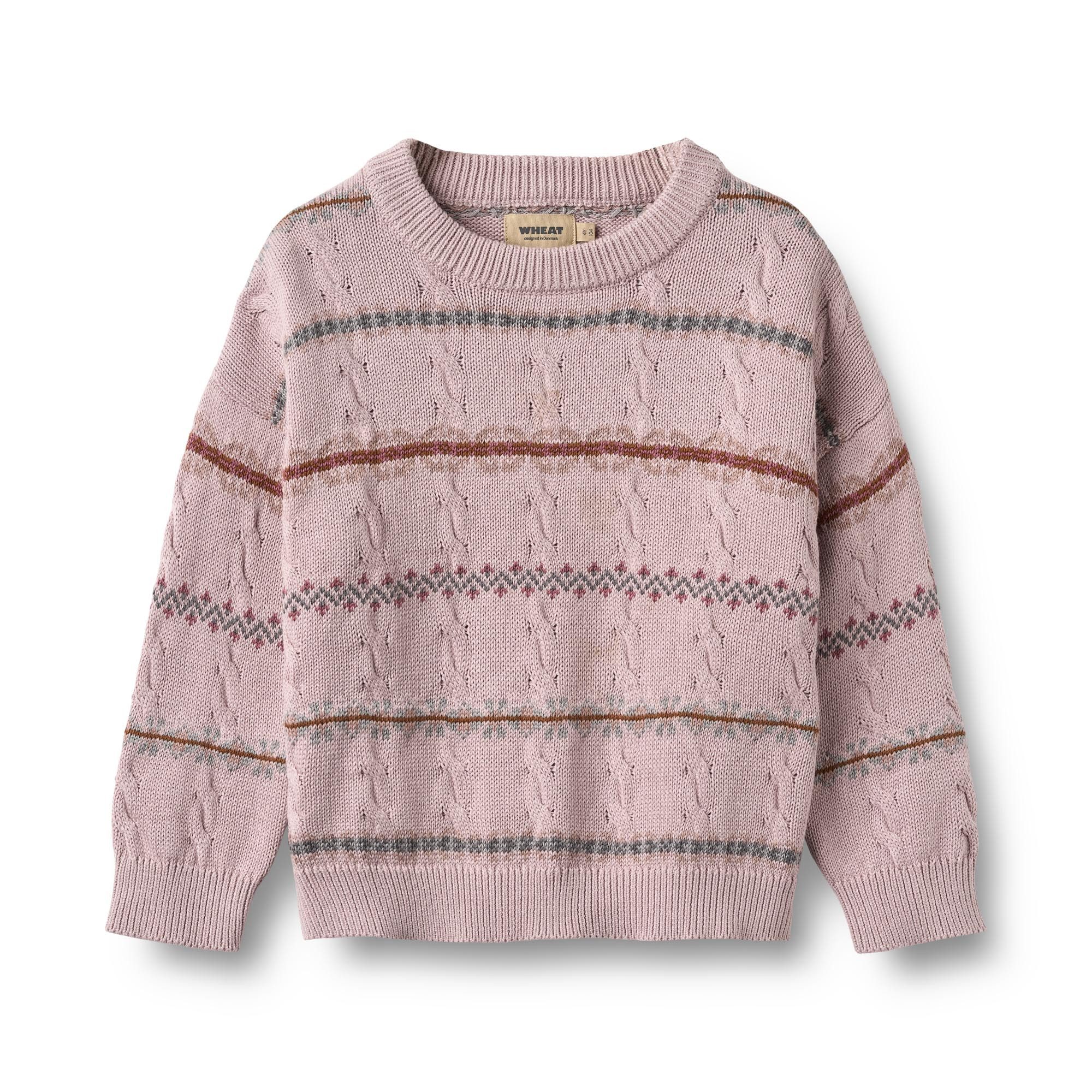 WHEAT Strickpullover Jacquard Knit Harper Baumwolle