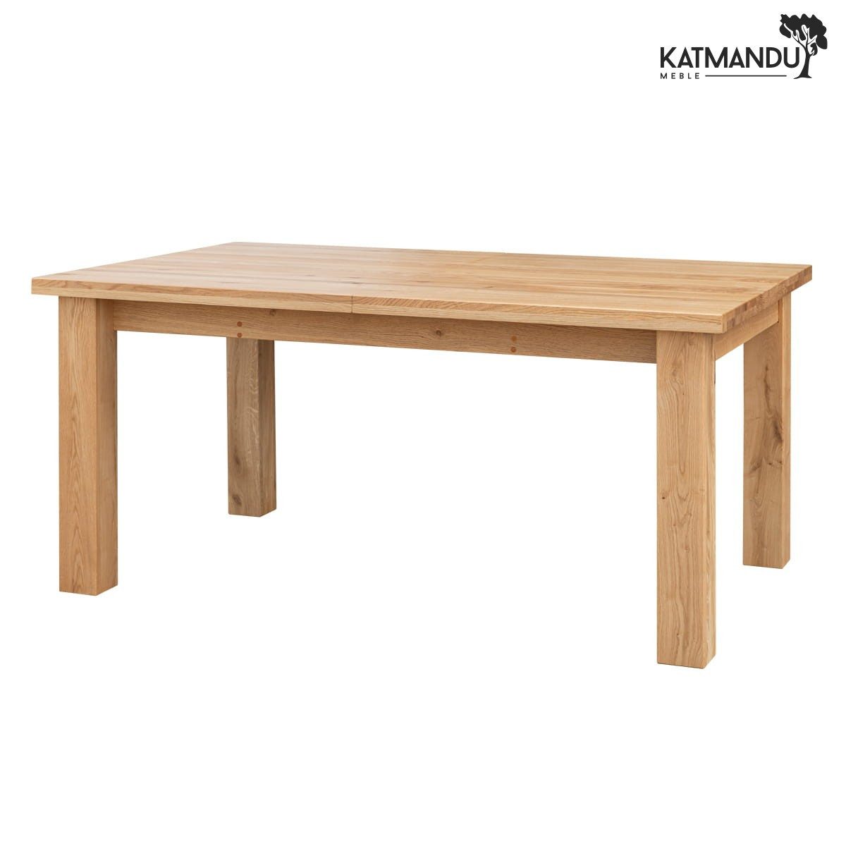 Katmandu Esstisch Esstisch Grossi 140 bis 230 × 90 cm Eiche – Erweiterbarer Massivholzti