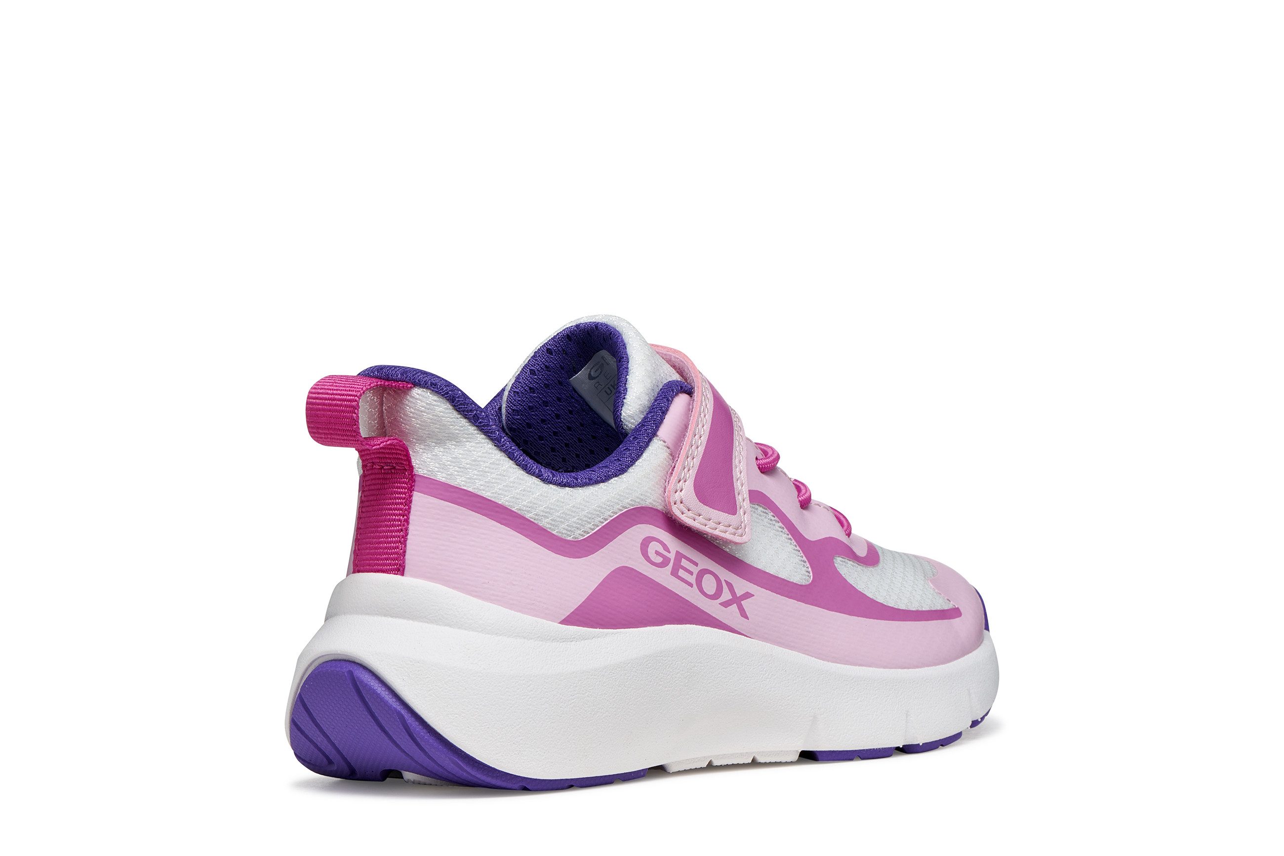 Geox J PRO-RAN GIRL Sneaker Slipper mit Klettverschluss, Größenschablone zum Download