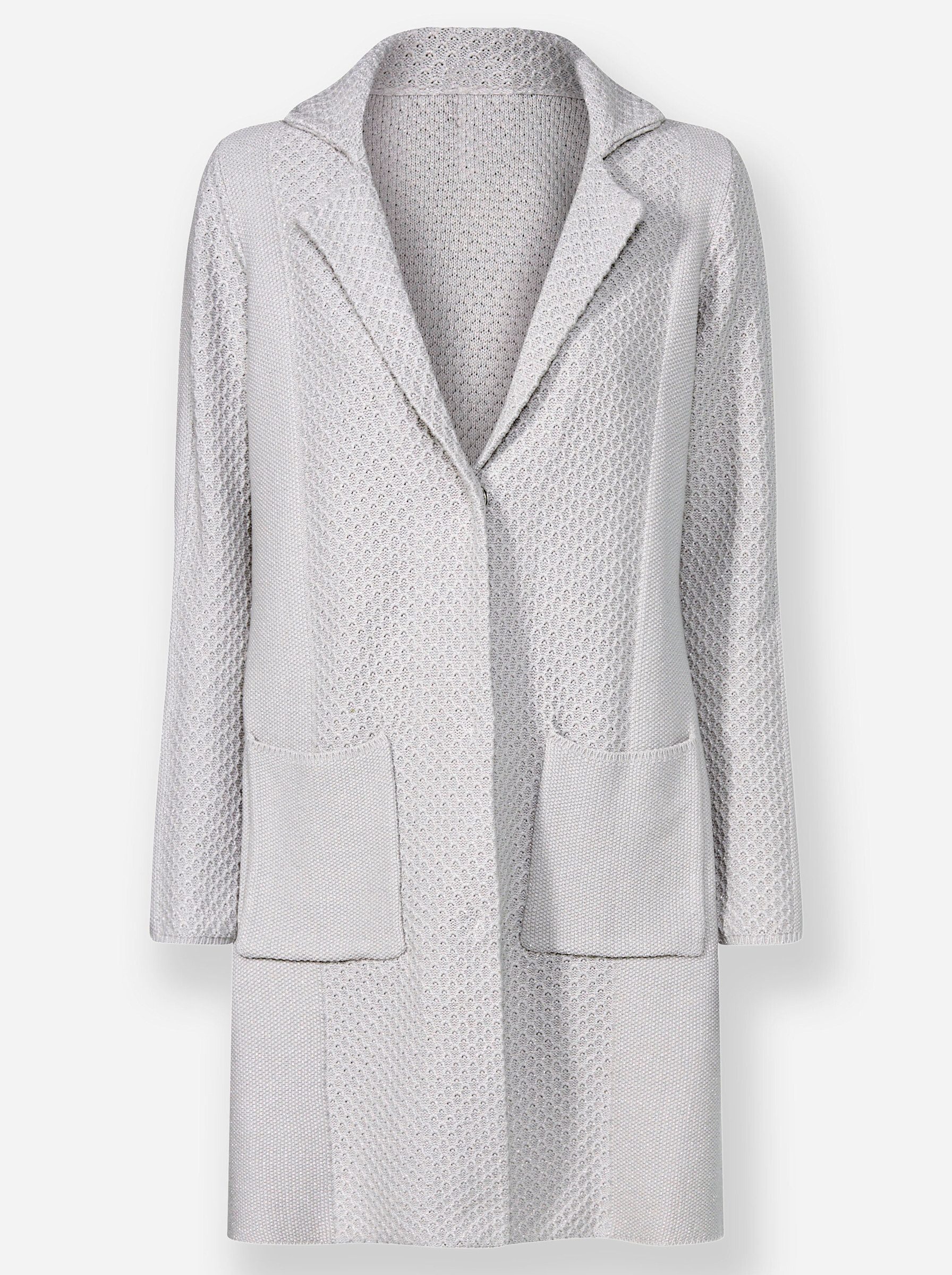 heine Strickjacke Strickjacke Langarm