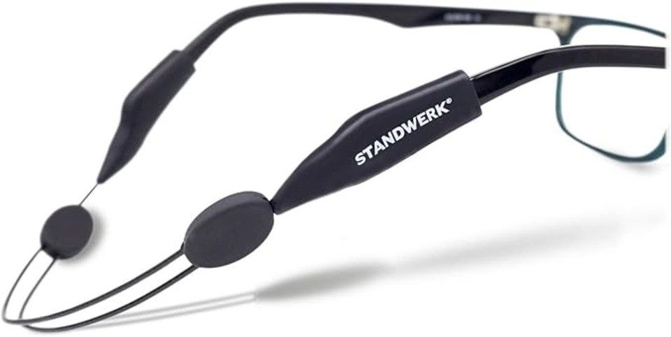 STANDWERK Brillenband – Extrem zuverlässiges Sportbrillenband für Damen, Kinder, Herren, Brillenhalter geeignet für Sport & Freizeit – Brillenzubehör