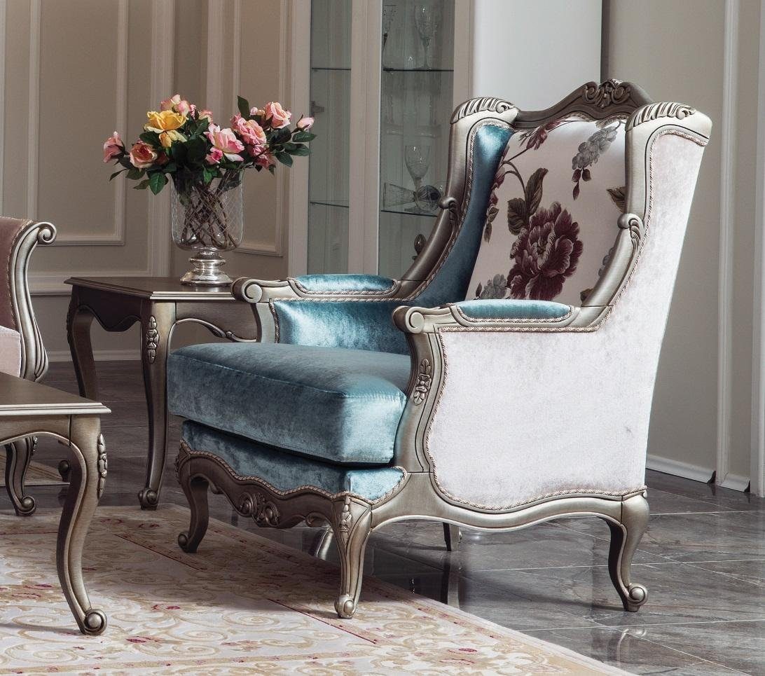 JVmoebel Wohnzimmer-Set, Sitzer Sessel Sofa Sofas 3+1+1 Sofagarnitur Couchtisch Luxus