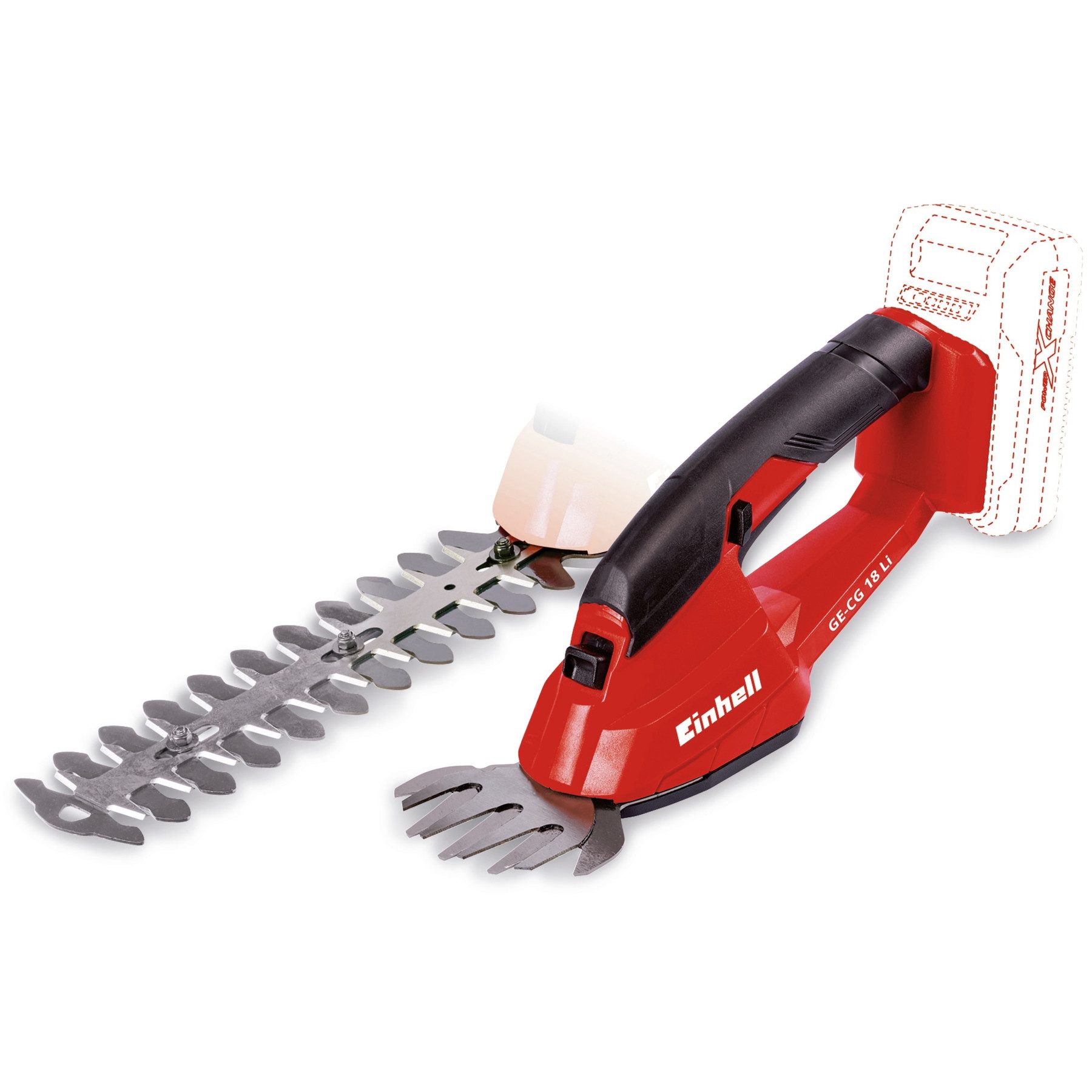 Einhell Akku-Gras- und Strauchscherenset "GC-CG 18 Li-Solo", 10/20 cm Arbei günstig online kaufen