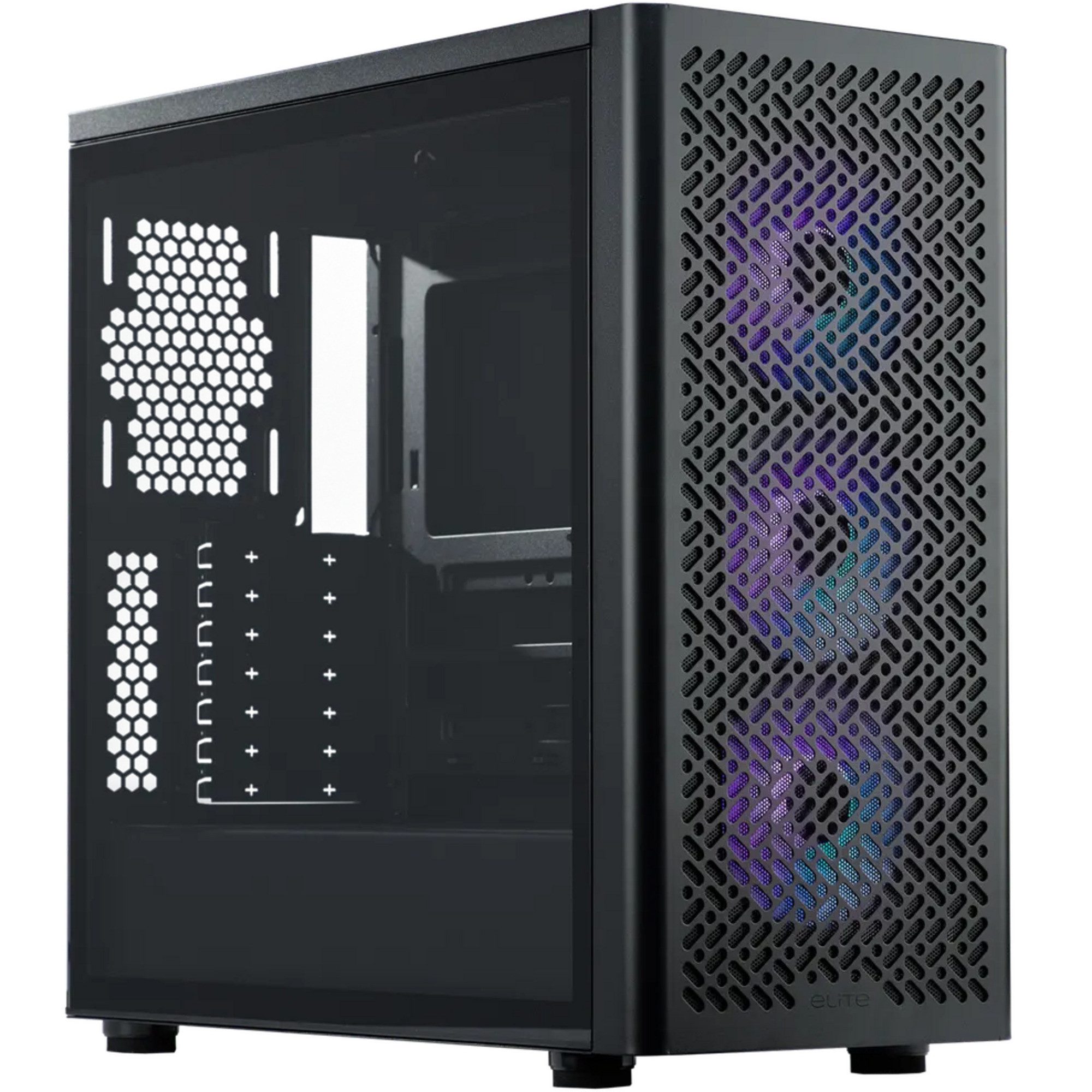 COOLER MASTER PC-Gehäuse Cooler Master Elite 502, Tower-Gehäuse, (Tempered