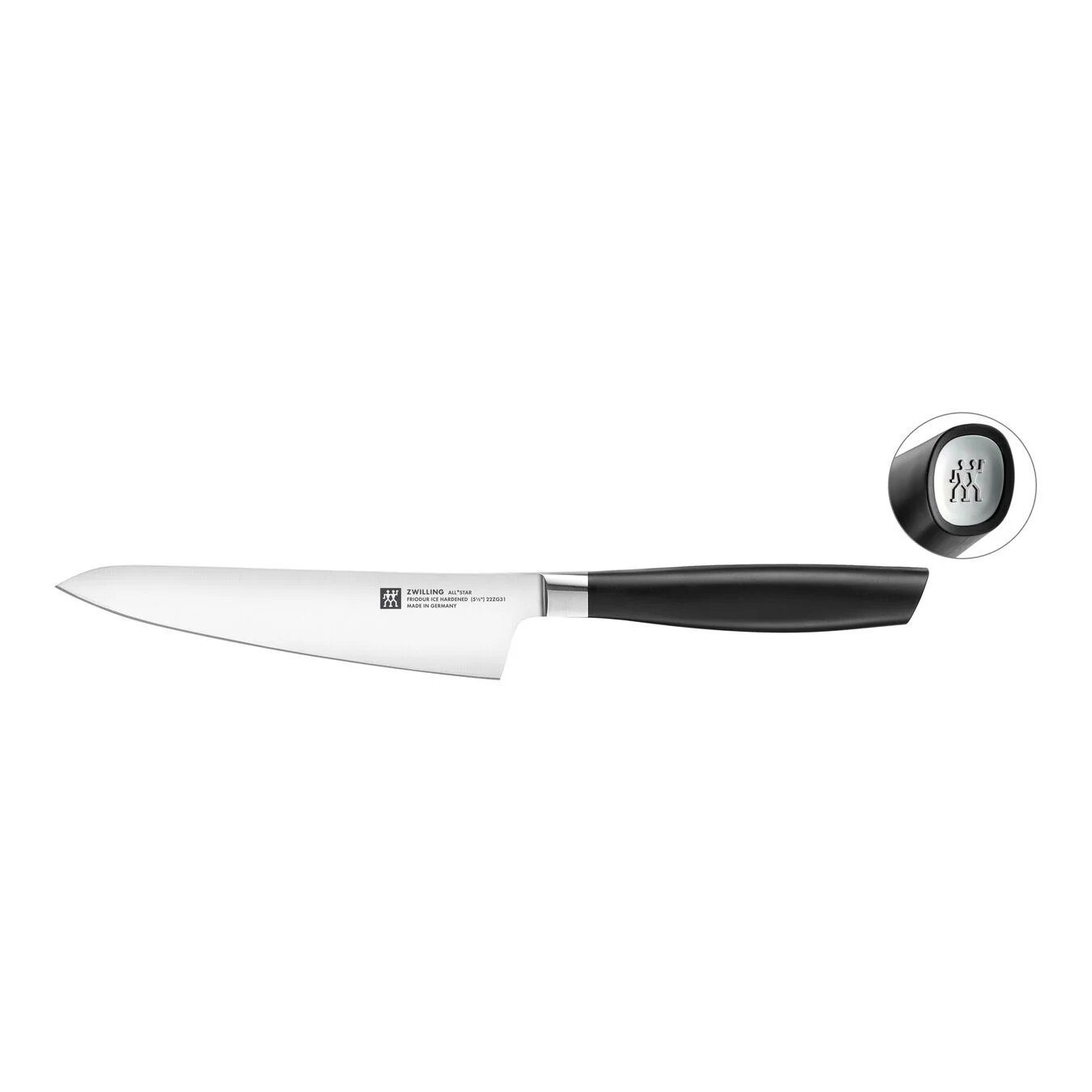 Zwilling Kochmesser ZWILLING All * Star Kochmesser Messer compact 14 cm, Silber