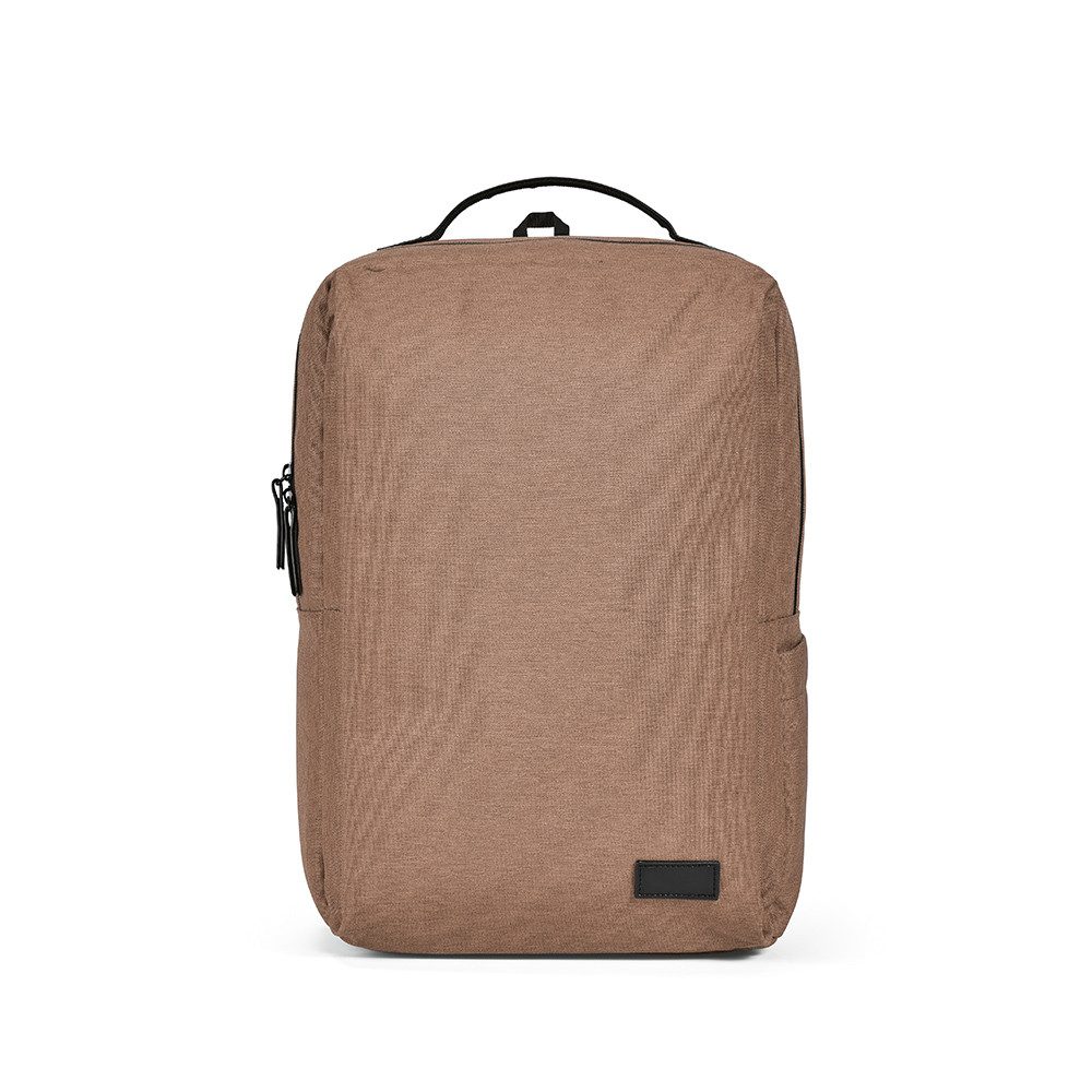 CABBEL Rucksack Rucksack 20L Laptop 17 Zoll wasserdicht Trolley nachhaltig rPET leicht (Rucksack, 1-tlg., Einzelartikel), Kamel, rPET-Gewebe, 68% Recyclinganteil, ergonomisch, gepolsterte