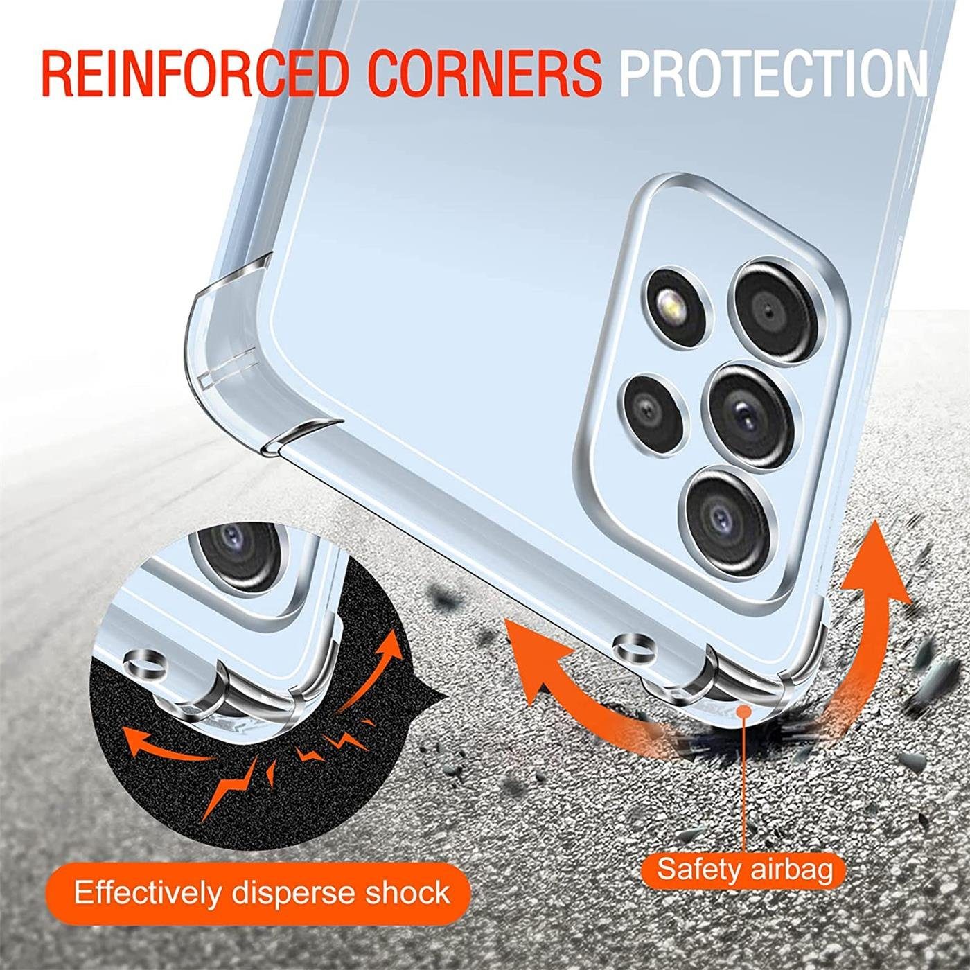 CoolGadget Handyhülle Anti Shock Rugged Case für Samsung Galaxy A53 5G 6,5 Zoll, Slim Cover mit Kantenschutz Schutzhülle für Samsung A53 5G Hülle – Bild 4 von 5