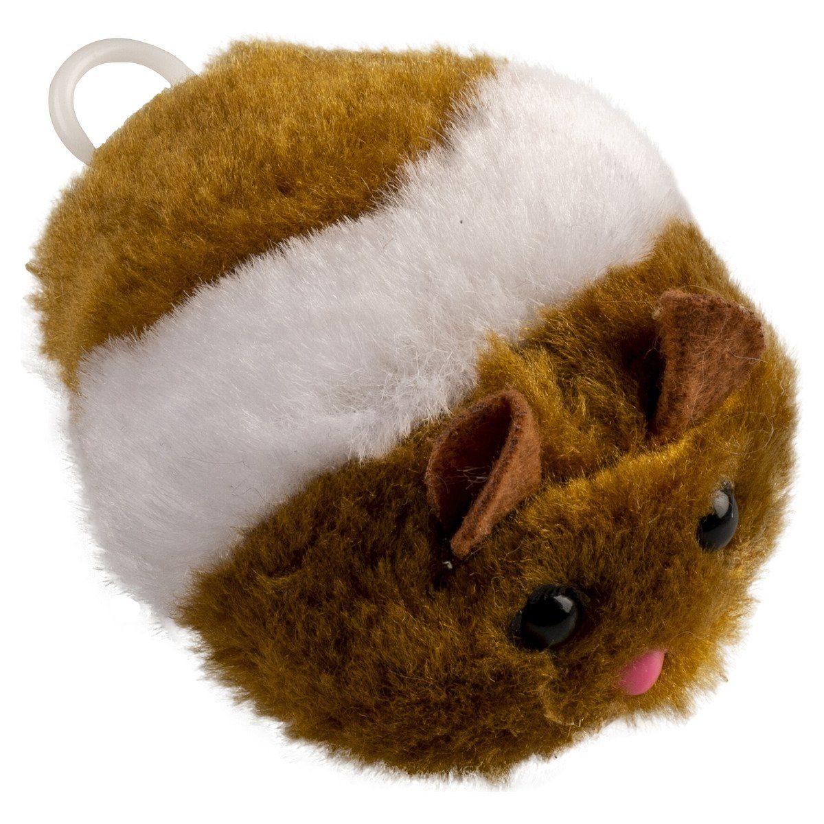DUVO+ Tierkuscheltier Katzenspielzeug Shaking Berry Maus braun/weiß