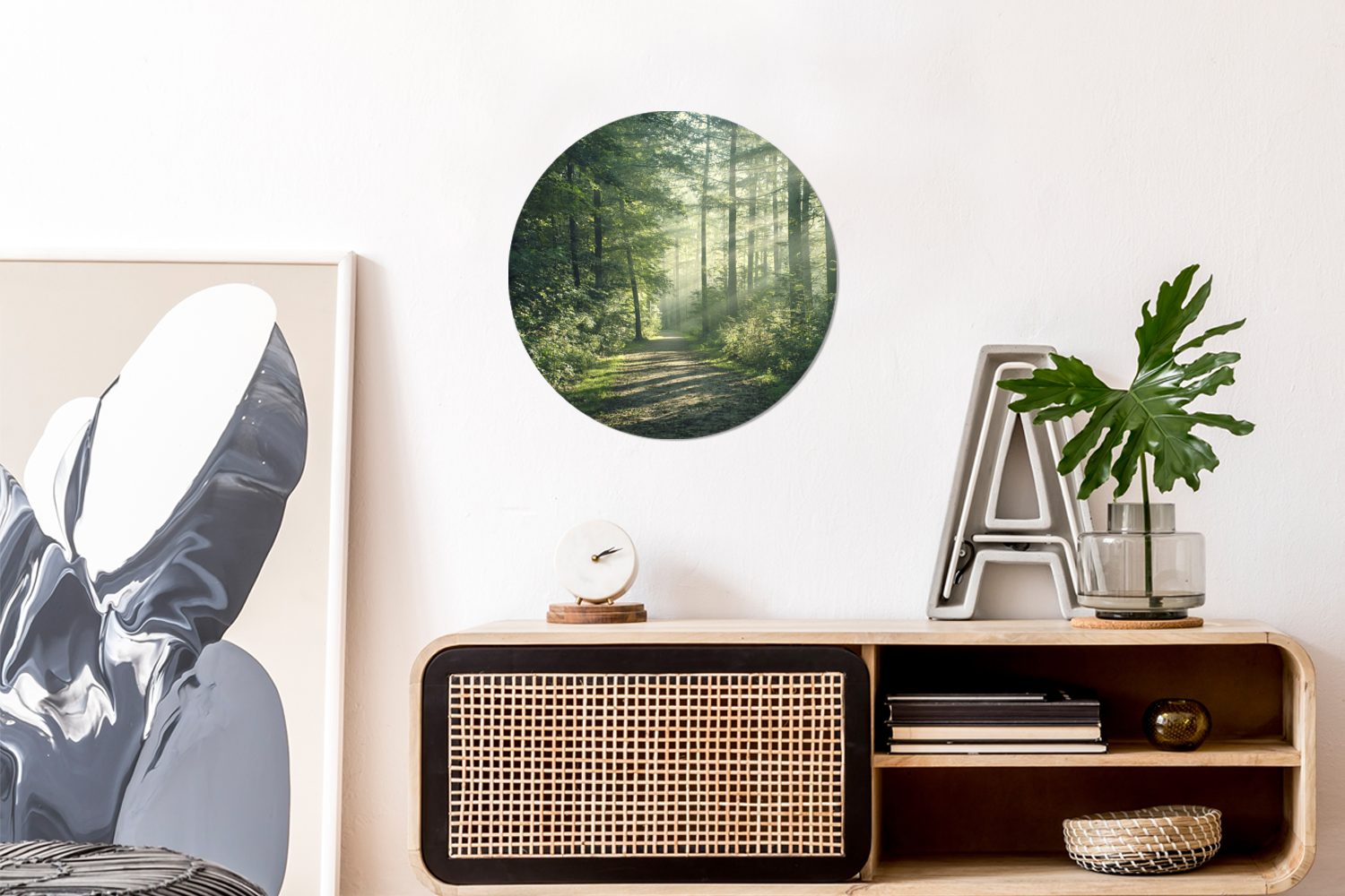 MuchoWow Gemälde Wald - Weg - günstig online kaufen