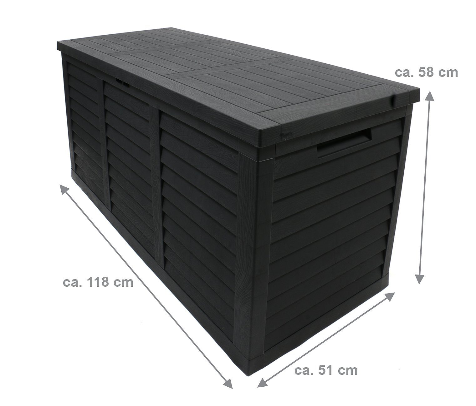 Bubble-Store Auflagenbox Gartenbox in Holzoptik (Gartenkiste günstig online kaufen