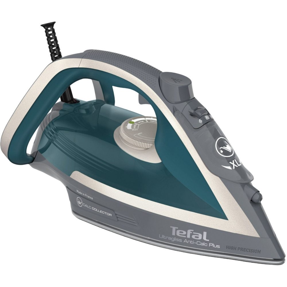 Tefal Dampfbügeleisen FV6842 Ultragliss Plus - Dampfbügeleisen - türkis/grau, 2800 W