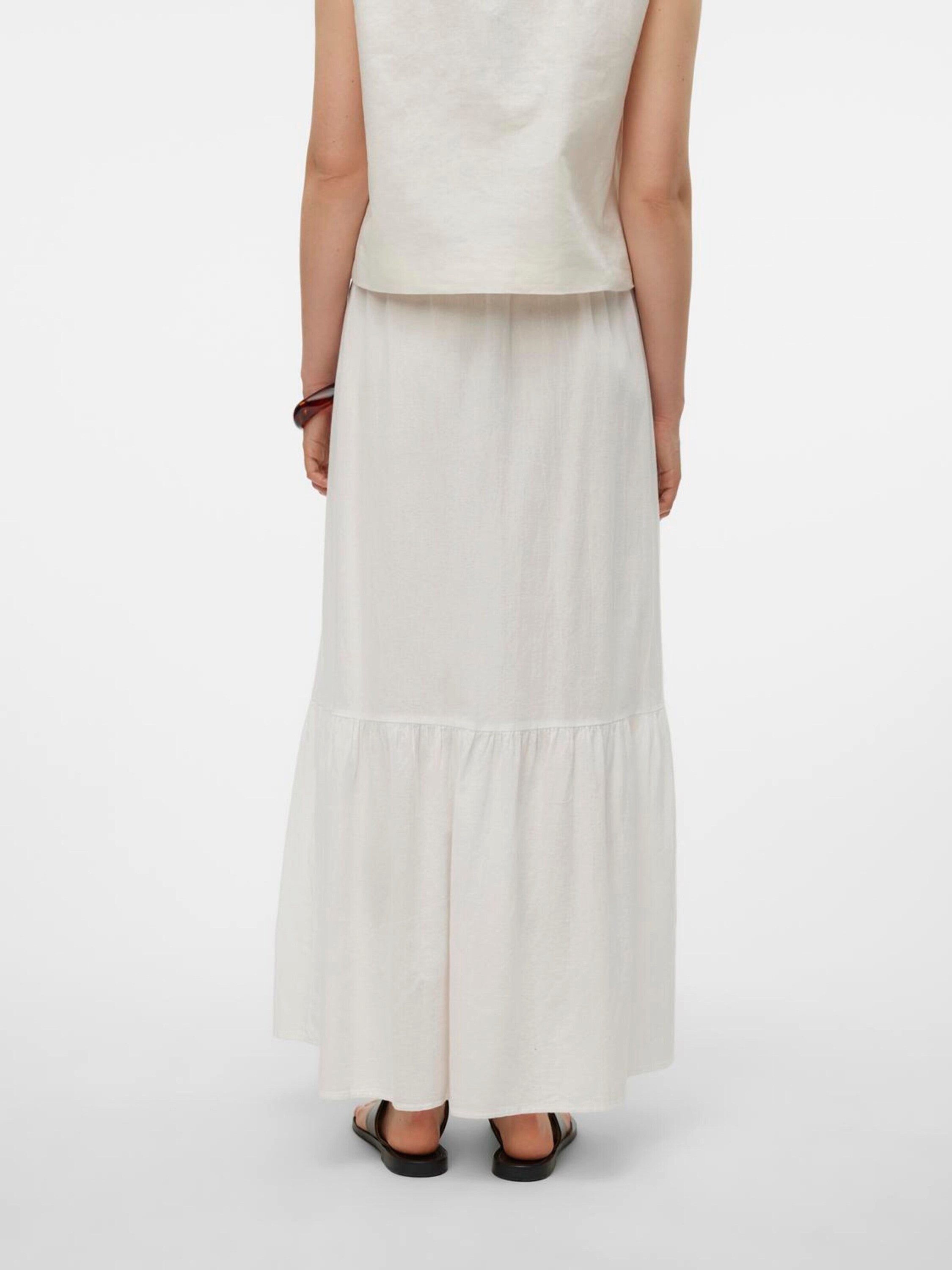 Vero Moda Maxirock Pretty (1-tlg) Drapiert/gerafft günstig online kaufen