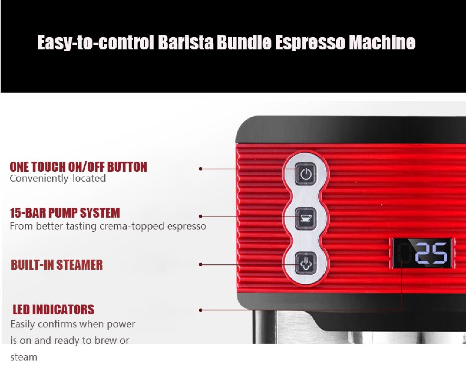 GM, Semi Durchmesser Espresso Espressomaschine Korbfilter automatische 3601 Machine 58mm YOSHAN