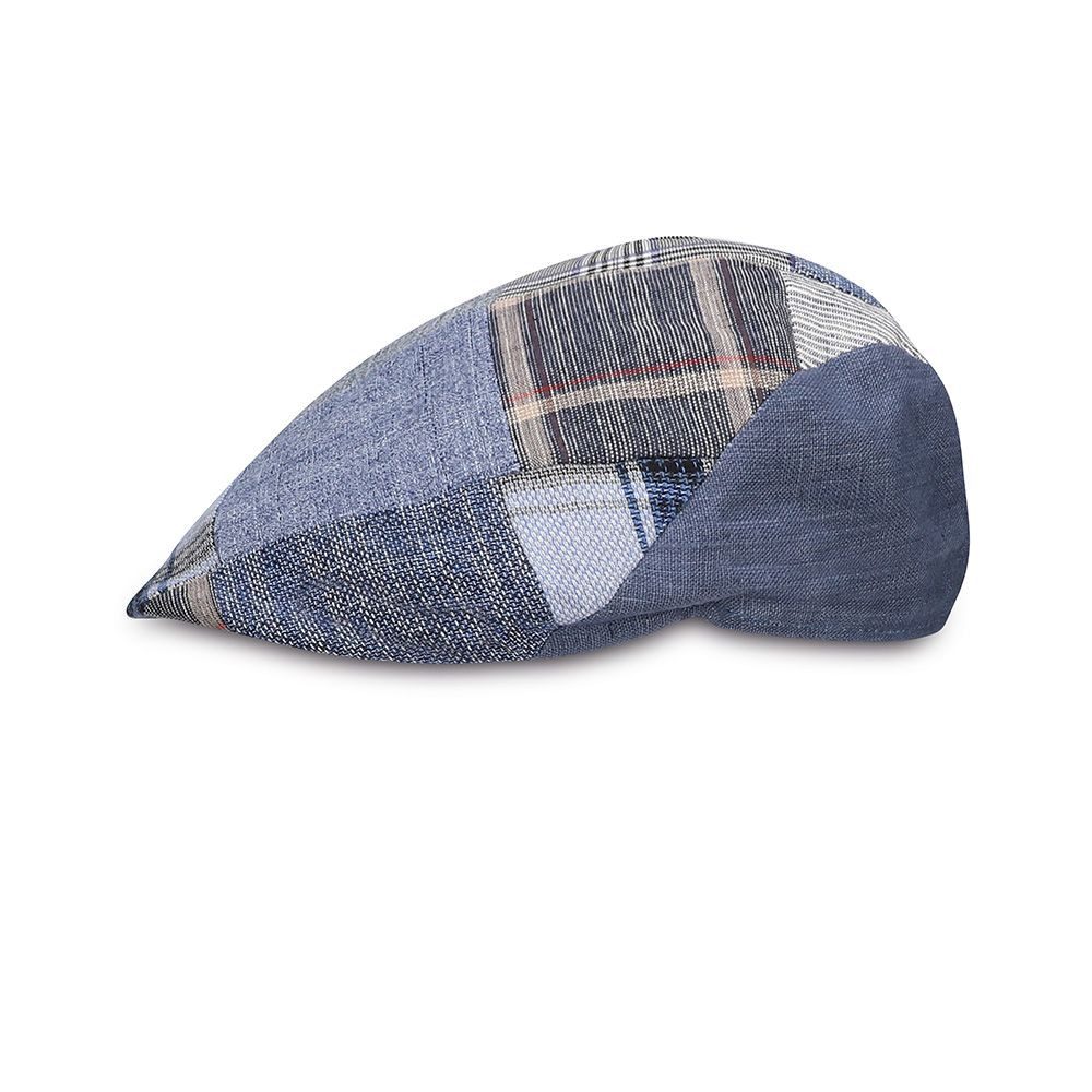 Gustav Müller Schiebermütze mit ausgefallenem Patchwork-Design günstig online kaufen