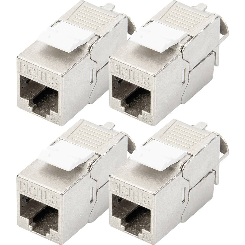 CAT 6A Keystone Modul, geschirmt, werkzeugfreier Netzwerk-Adapter