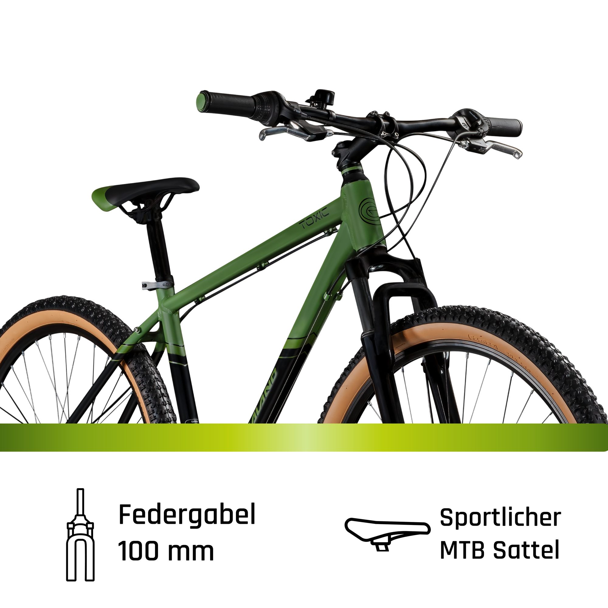 Galano Mountainbike Toxic 29", 21 Gang, Kettenschaltung, Mountainbike Hardtail 29 Zoll MTB Fahrrad – Bild 4 von 5