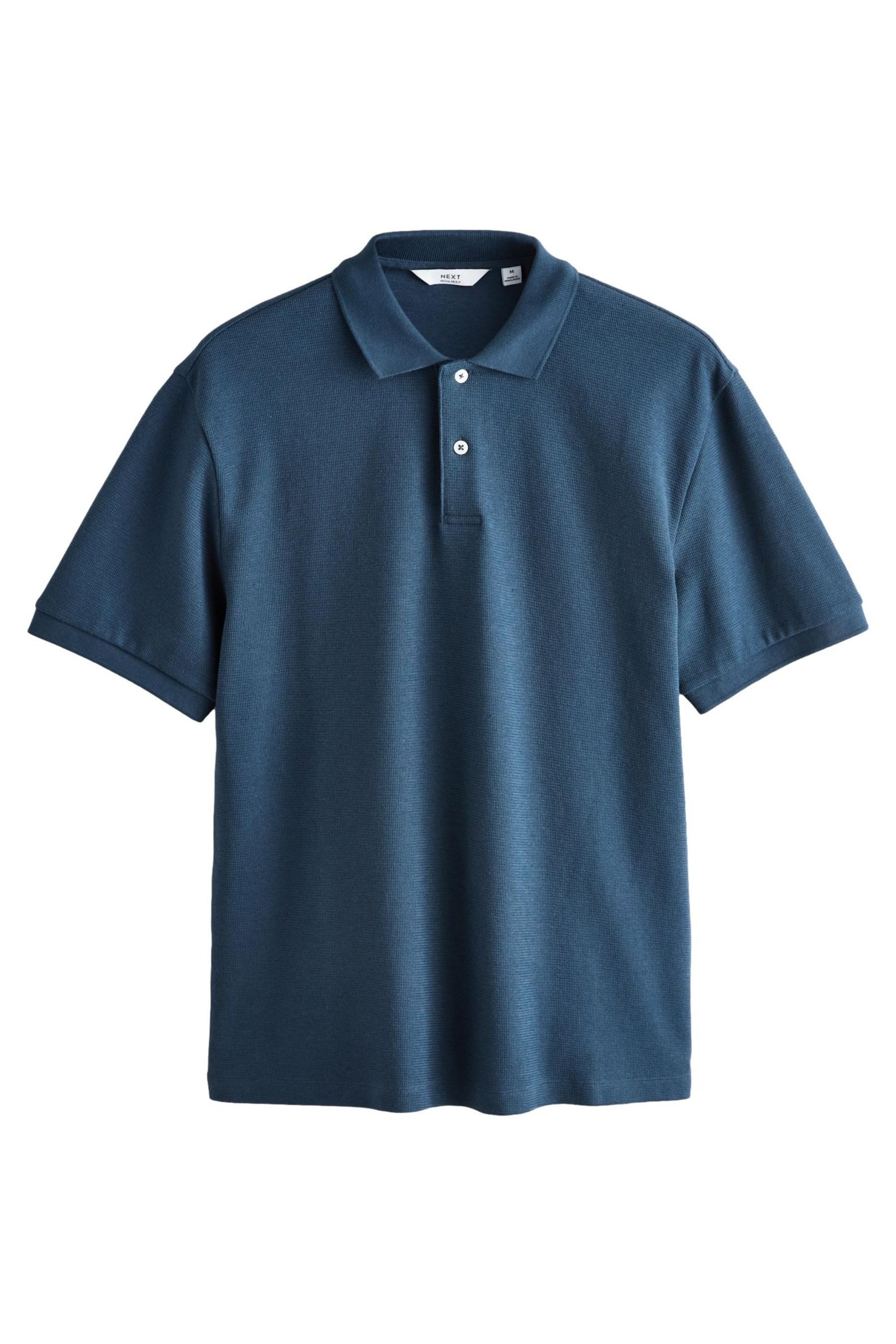 Poloshirt Elegantes strukturiertes Polohemd