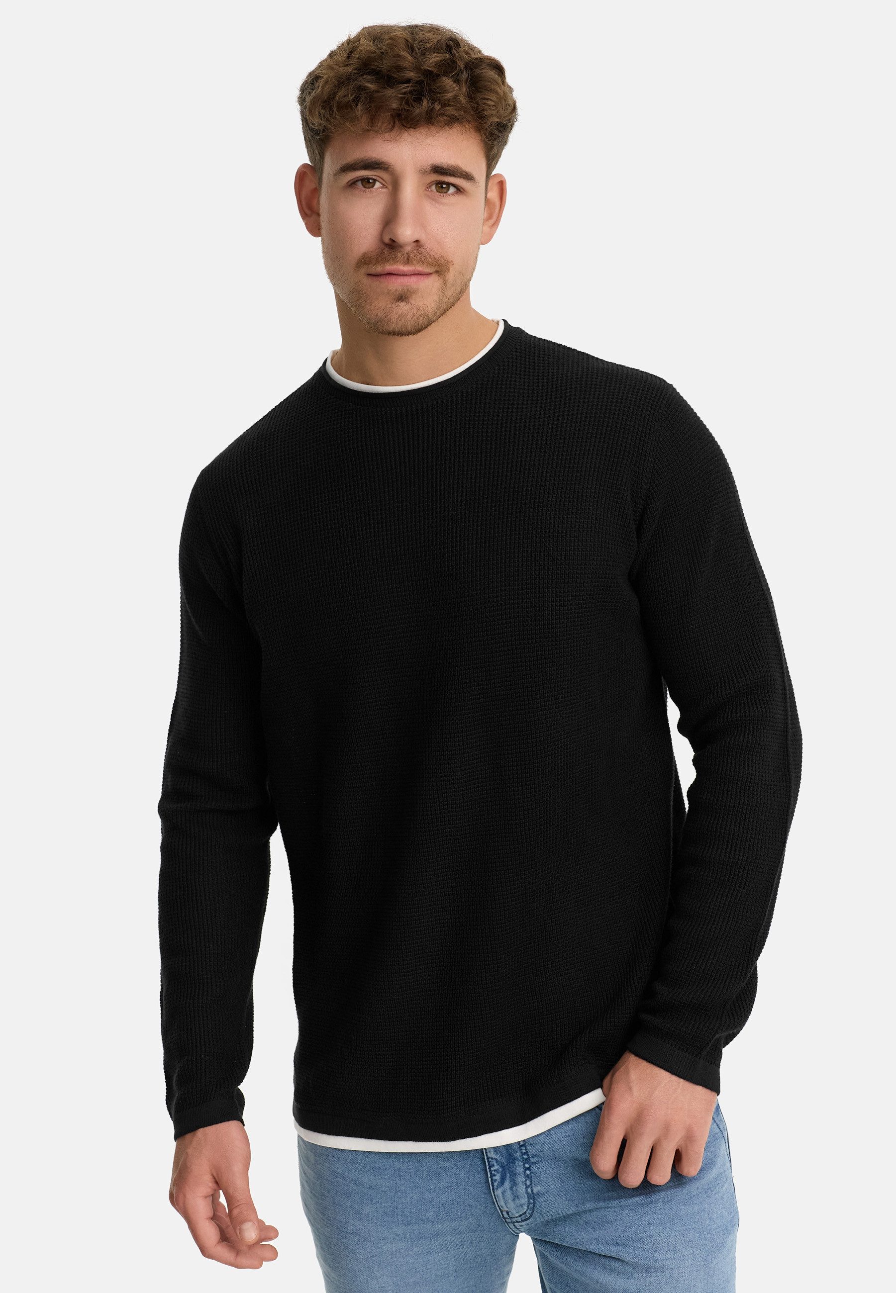 Indicode Strickpullover Herren INVillads Pullover Herrenpullover Strickpull günstig online kaufen