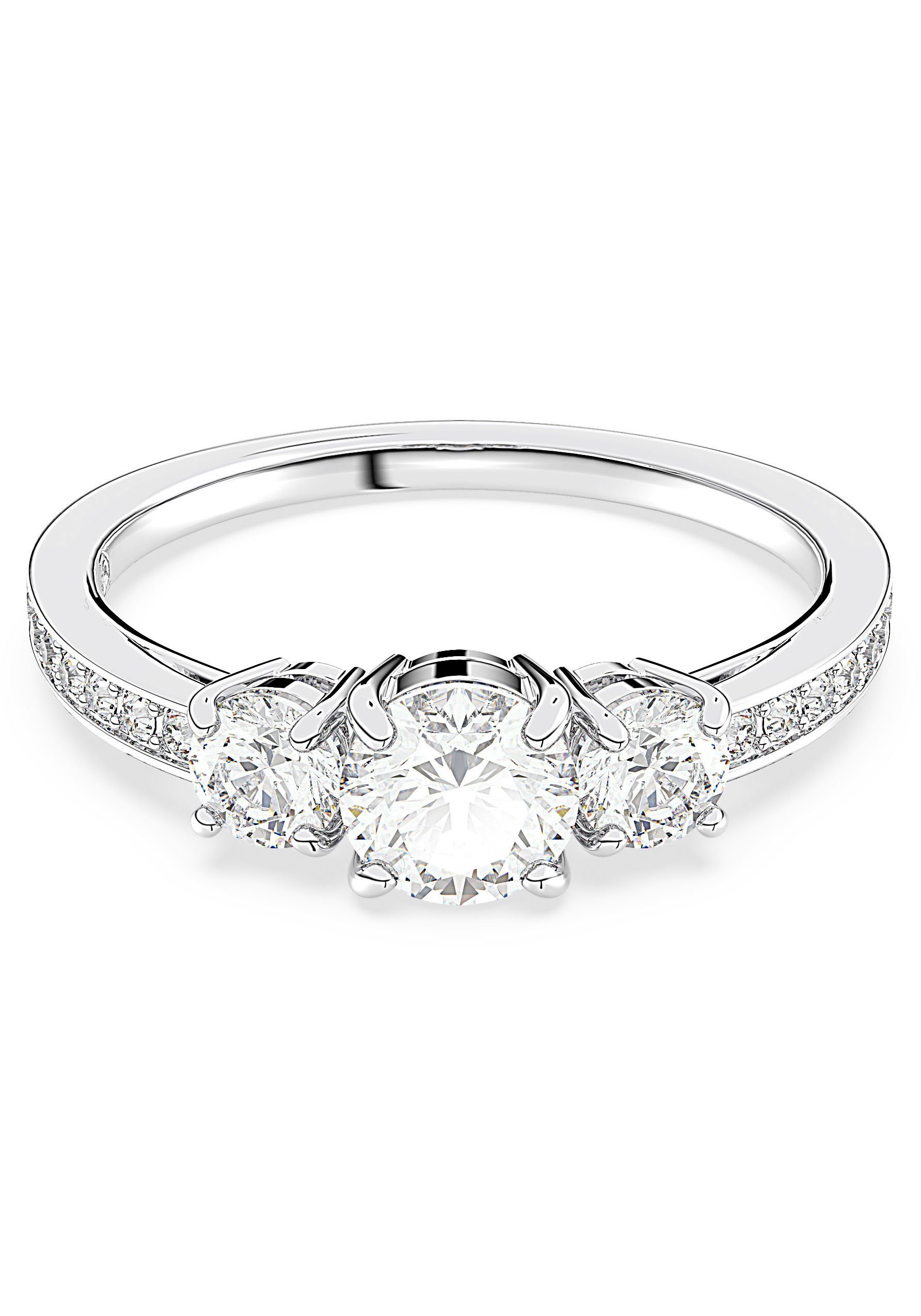 Swarovski Fingerring Stilla Round Attract, mit Swarovski® Kristall günstig online kaufen