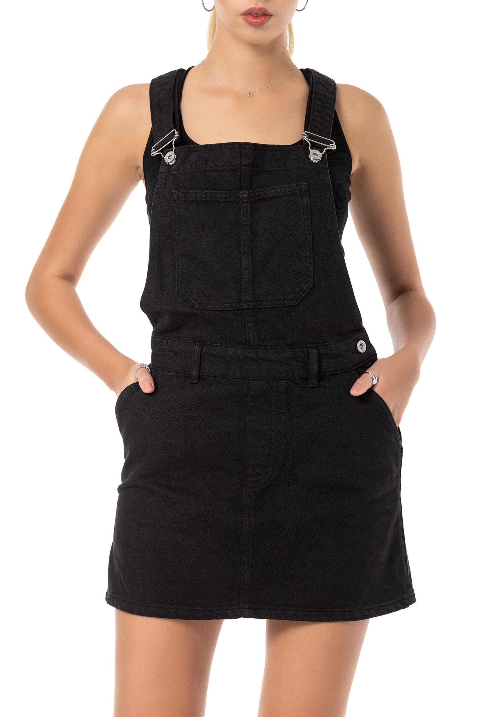 Latzkleid aus Baumwolle – Verstellbare Träger, Utility-Style