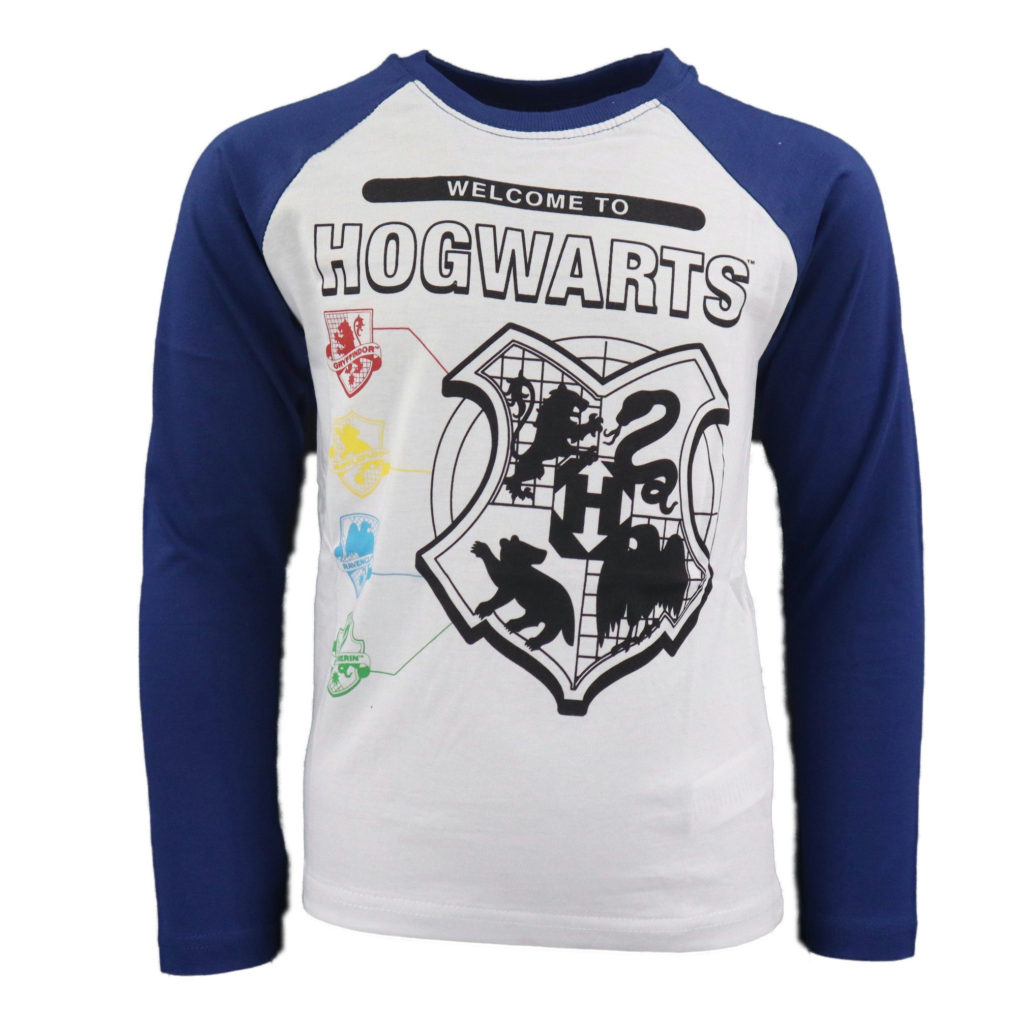 Langarmshirt Harry Potter Hogwarts Jungen Jugend langarm Shirt