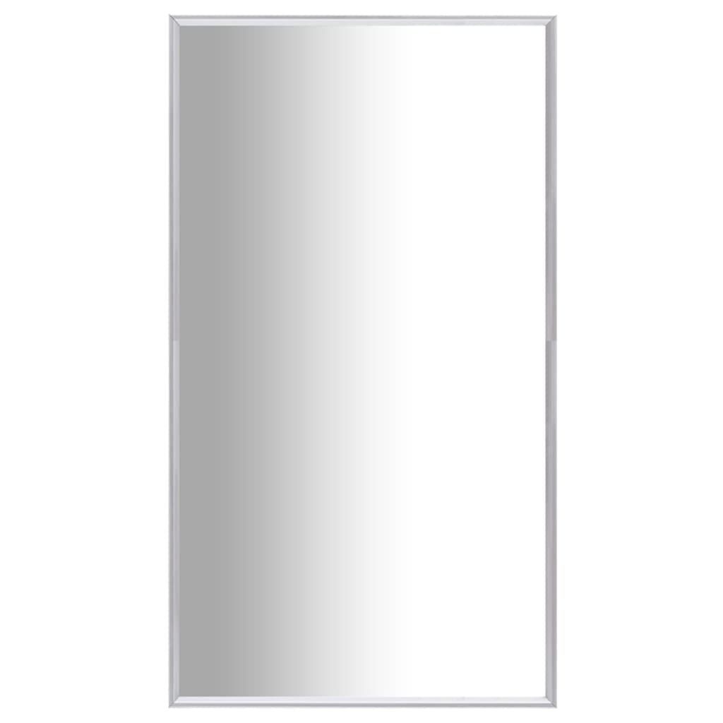 furnicato Wandspiegel Spiegel Silbern 80x60 cm