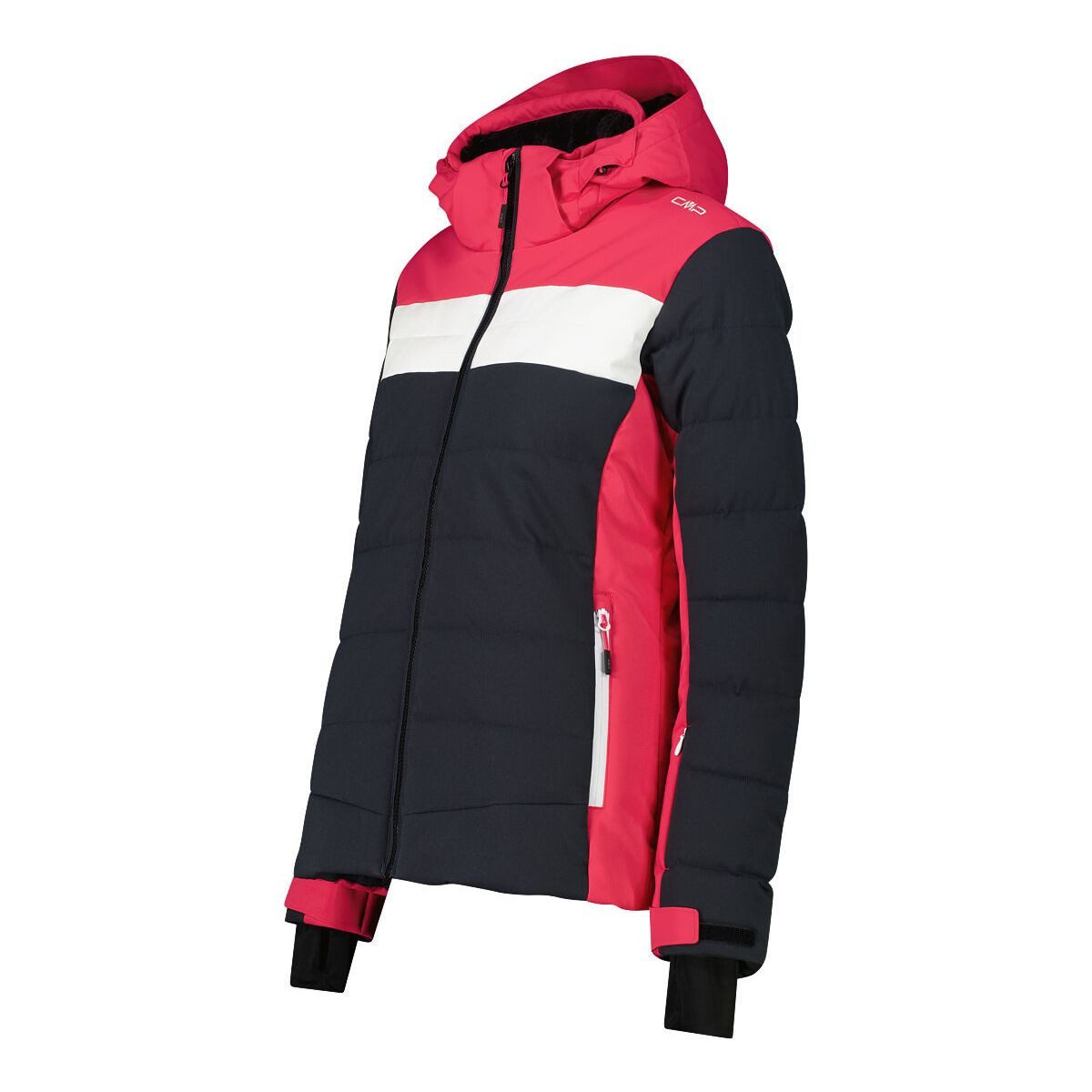 CMP Skijacke Woman Ski Jacket Zip Hood Damen-Skijacke mit hoher Atmungsaktivität und Wetterschutz, ideal für